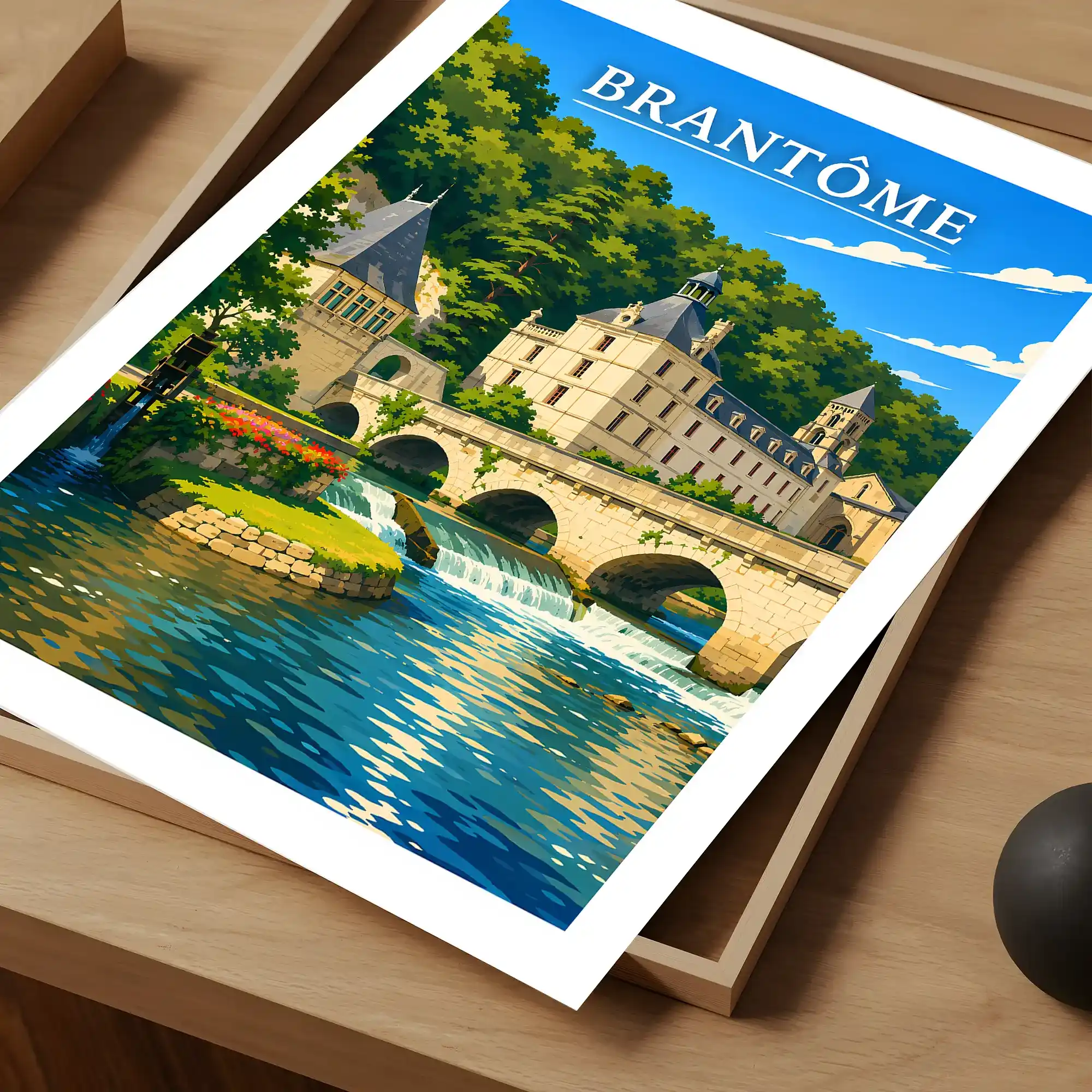 Affiche - Brantôme - Image 4
