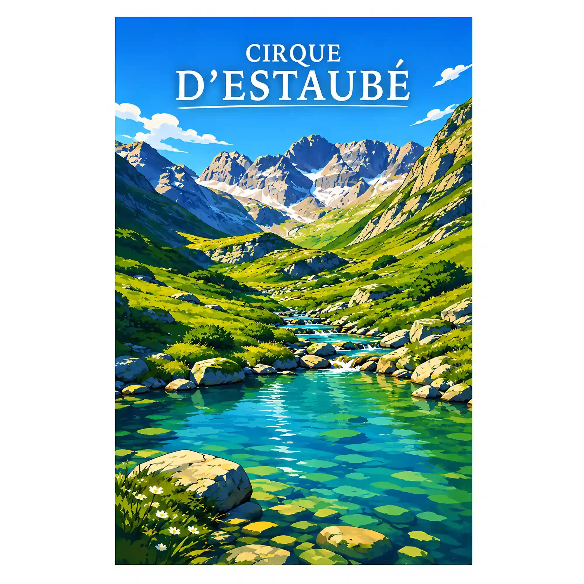 Affiche - Cirque d'Estaubé