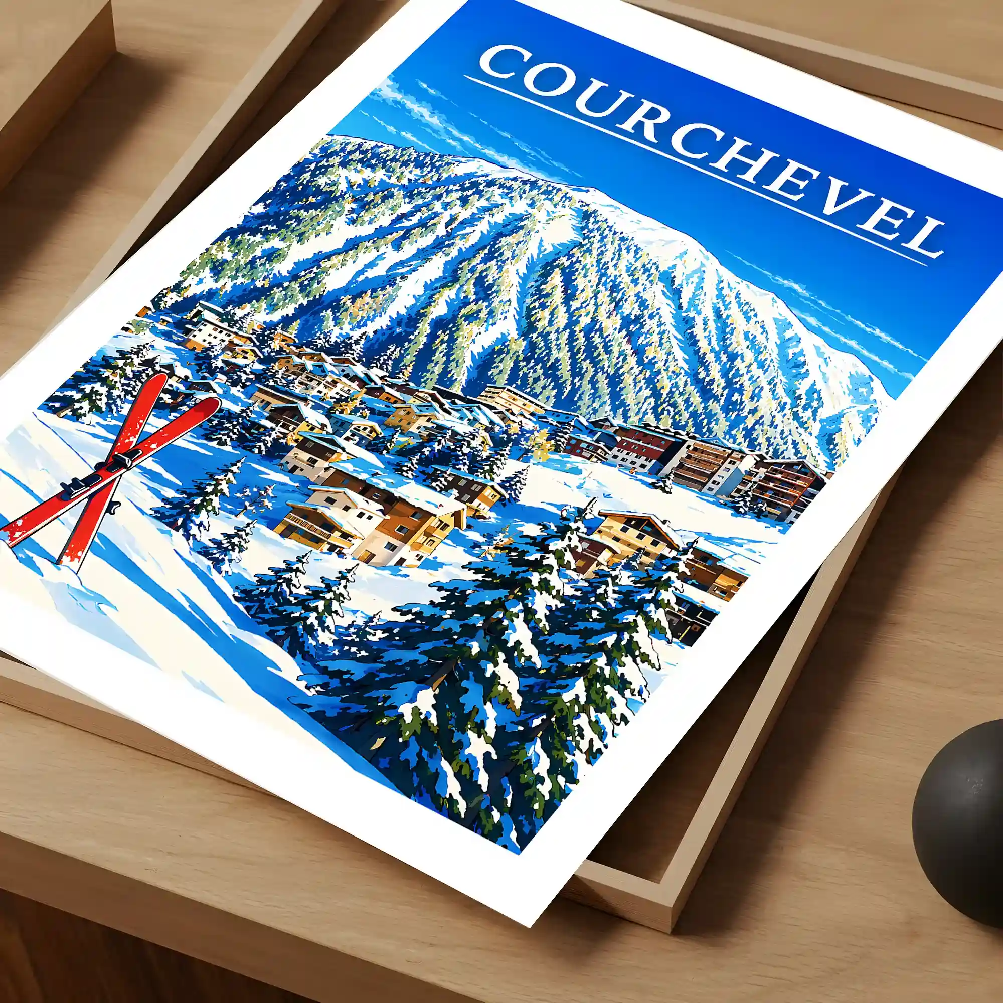 Affiche - Courchevel - Image 4