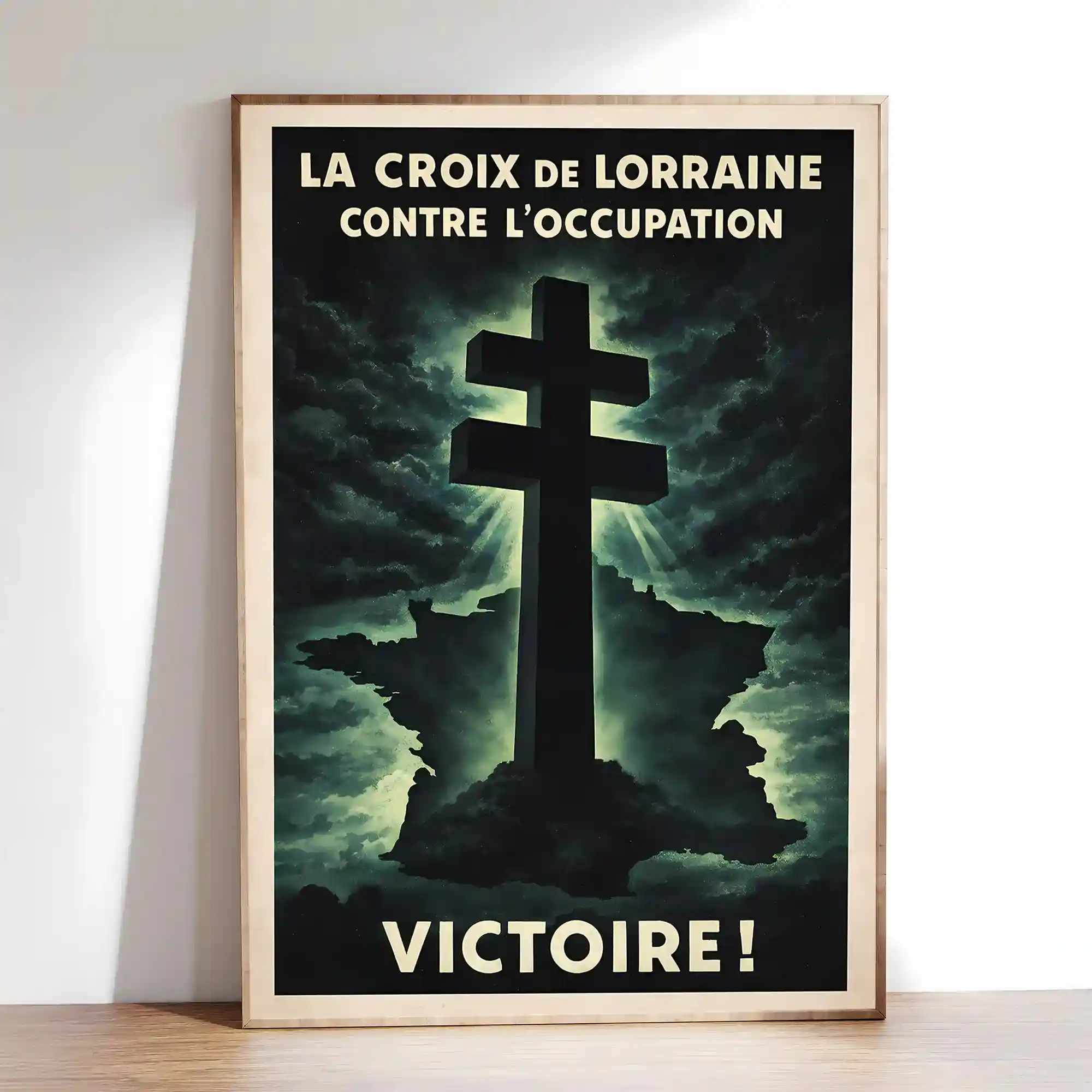 Affiche - Croix de Lorraine victorieuse - Image 2