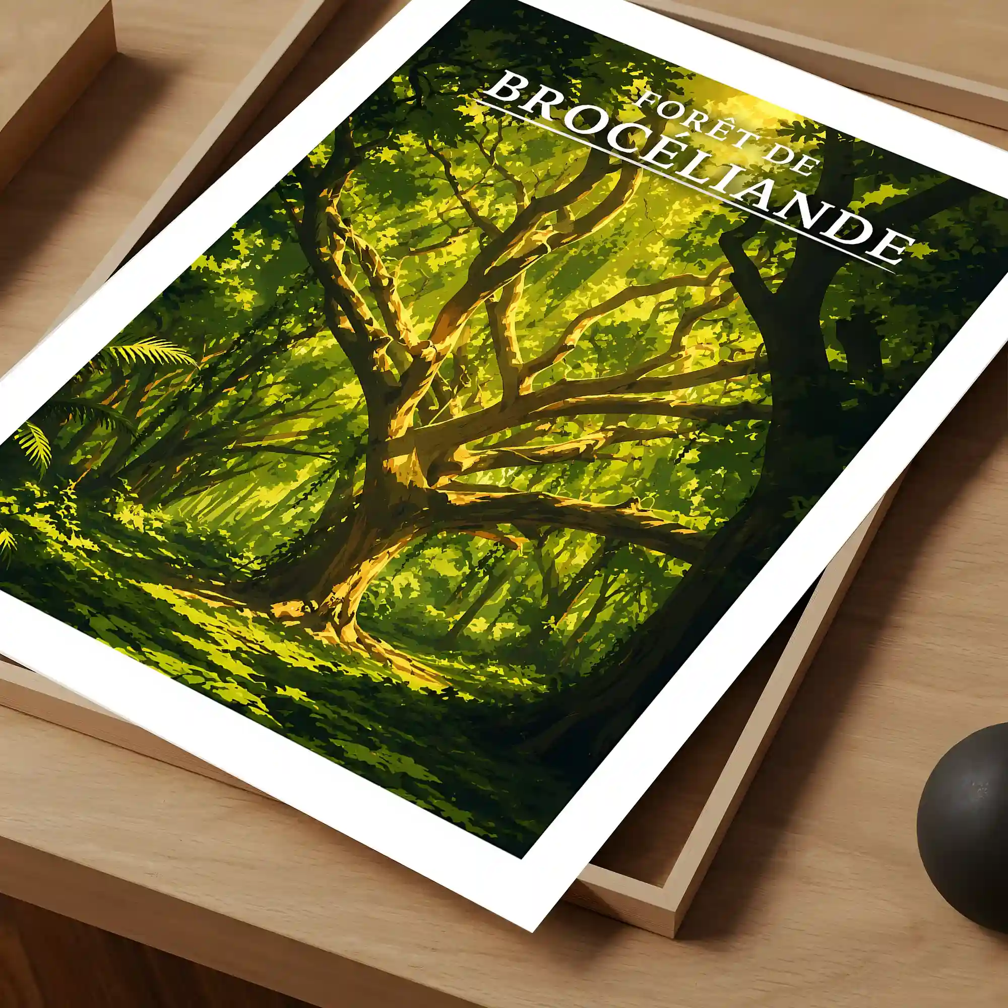 Affiche - Forêt de Brocéliande - Image 4