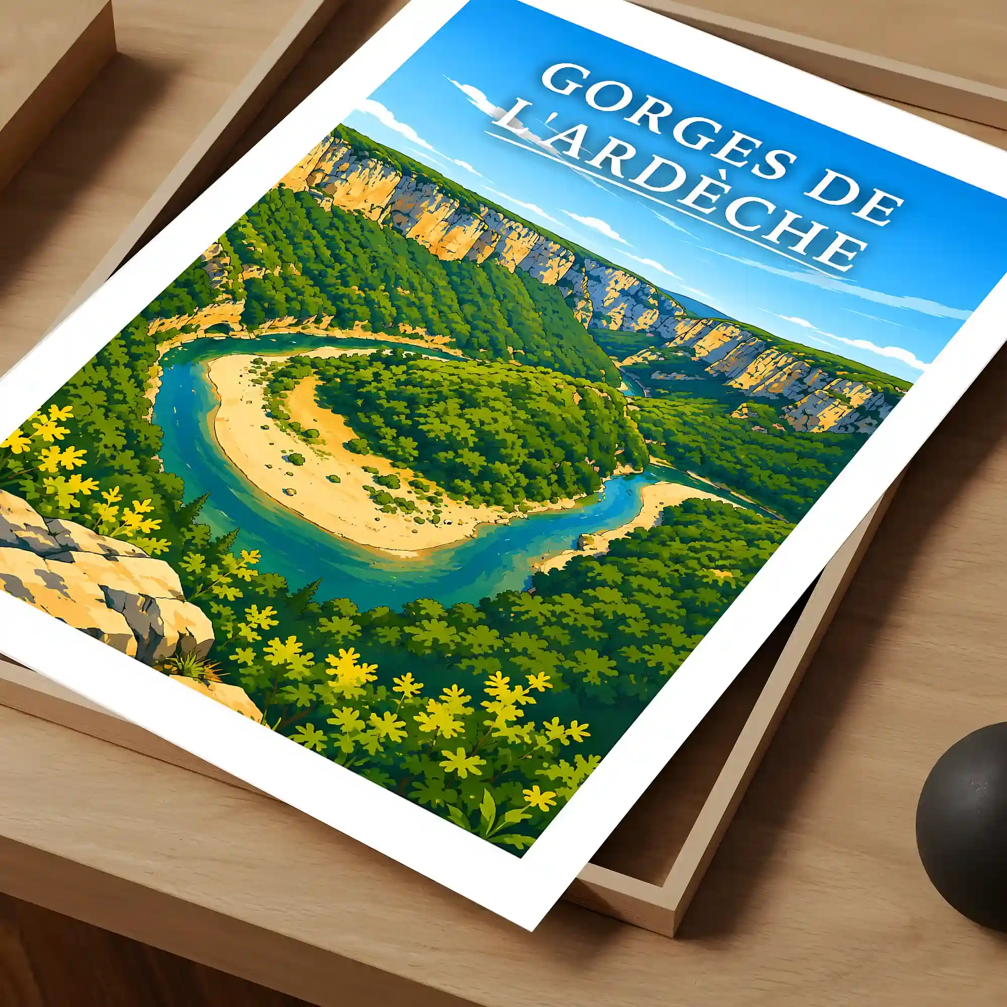 Affiche - Gorges de l'Ardèche - Image 4