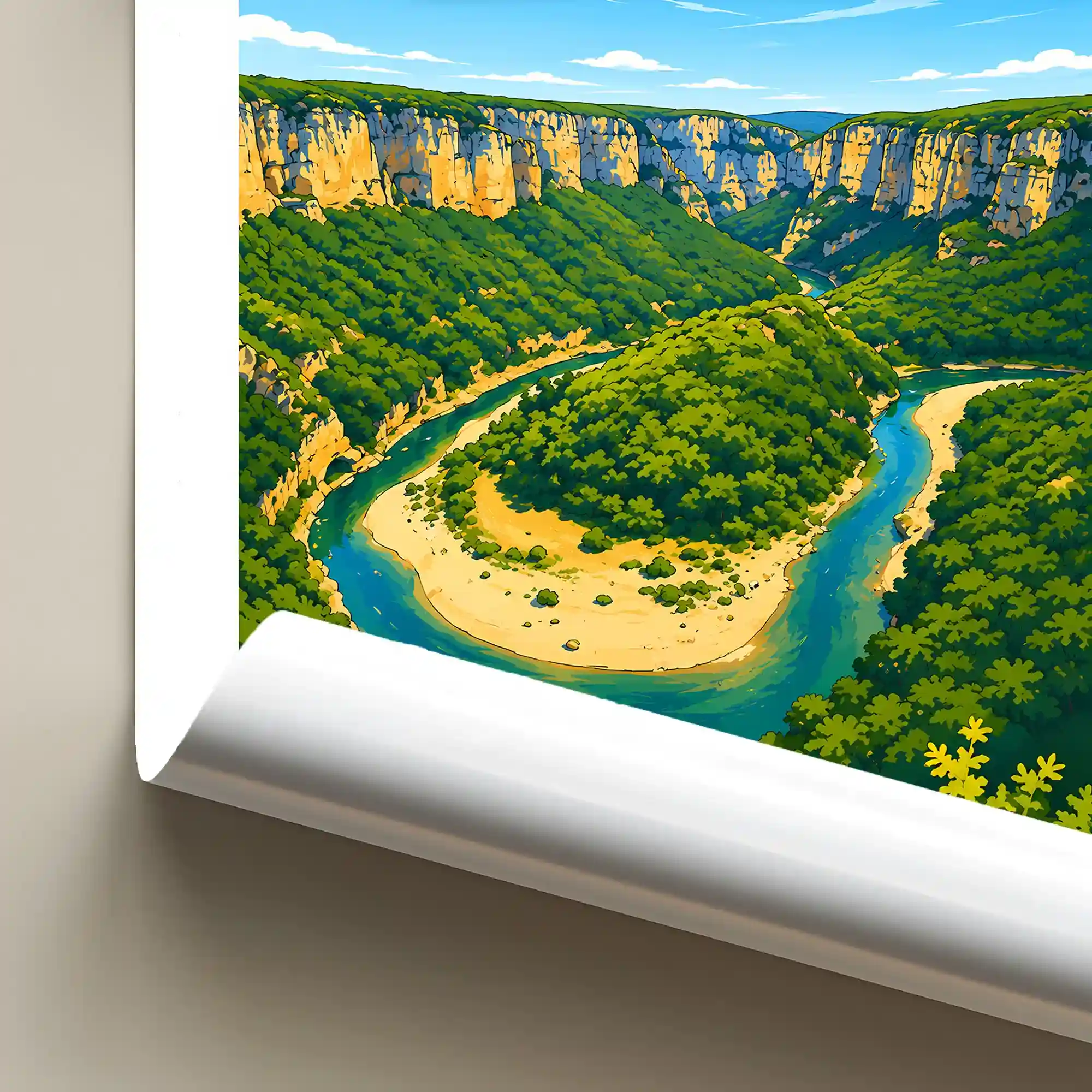 Affiche - Gorges de l'Ardèche - Image 6