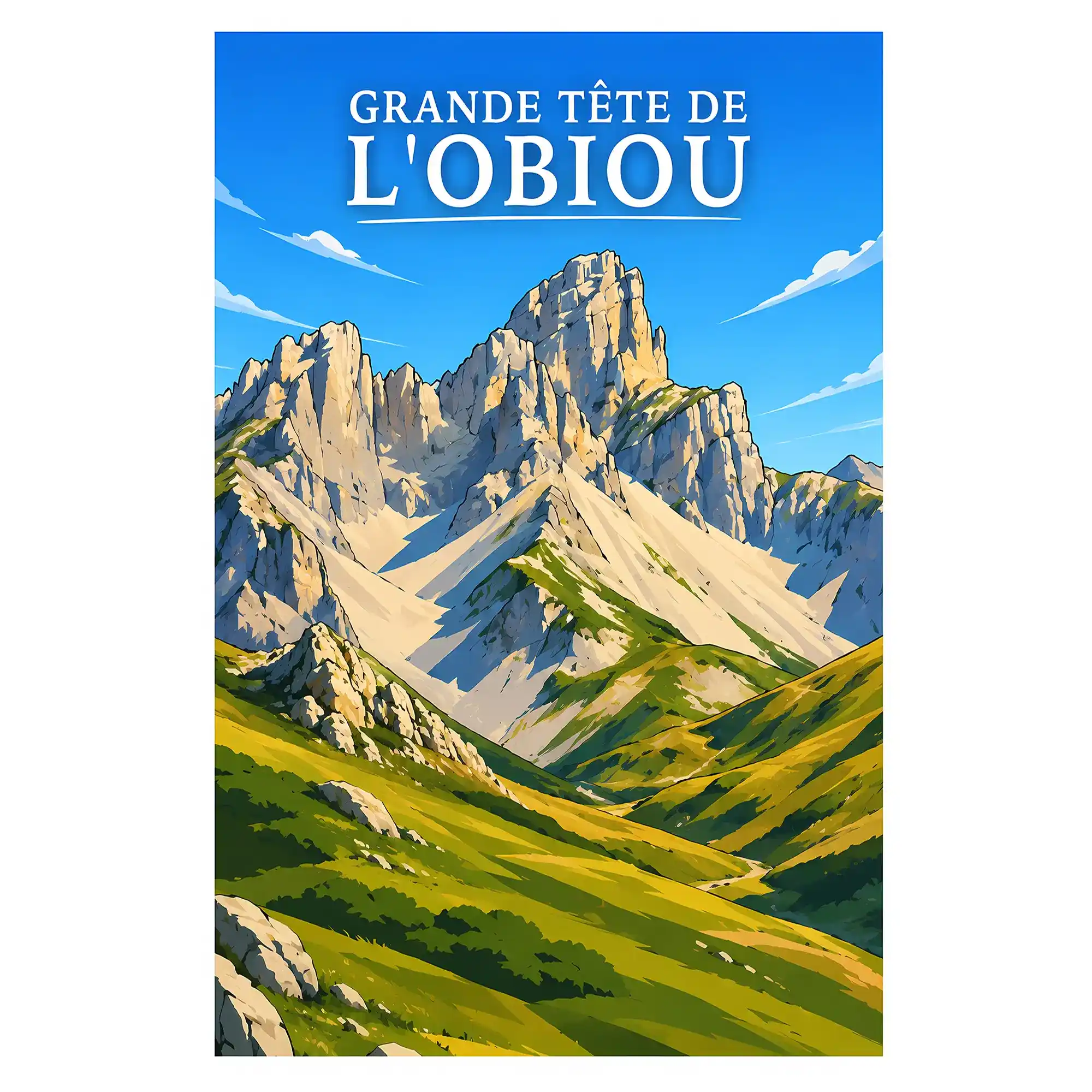 Affiche - Grande Tête de l'Obiou