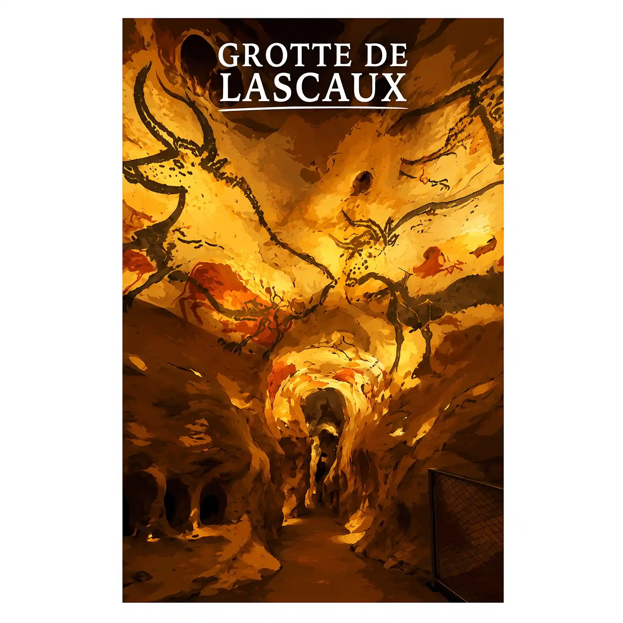 Affiche - Grotte de Lascaux