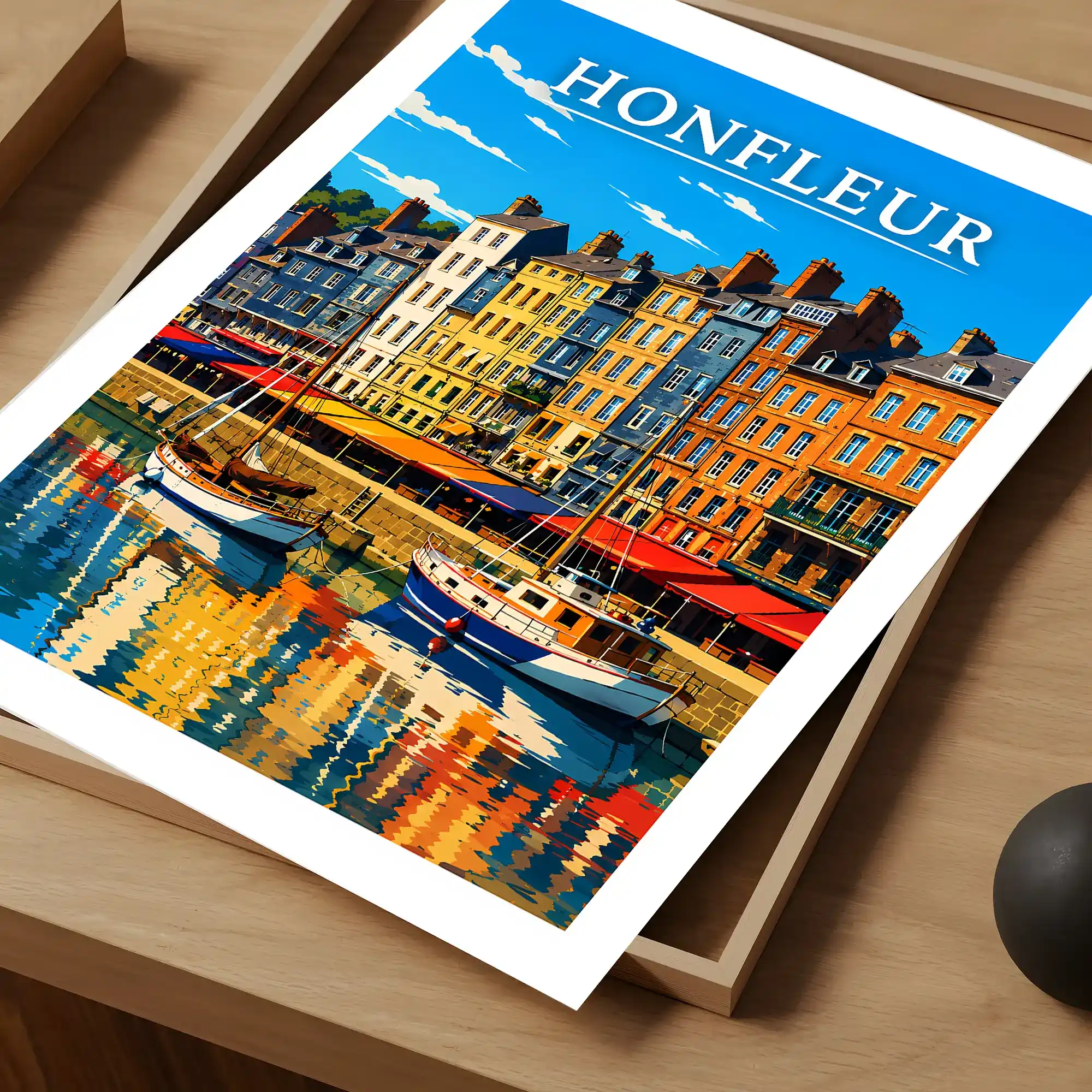 Affiche - Honfleur - Image 4