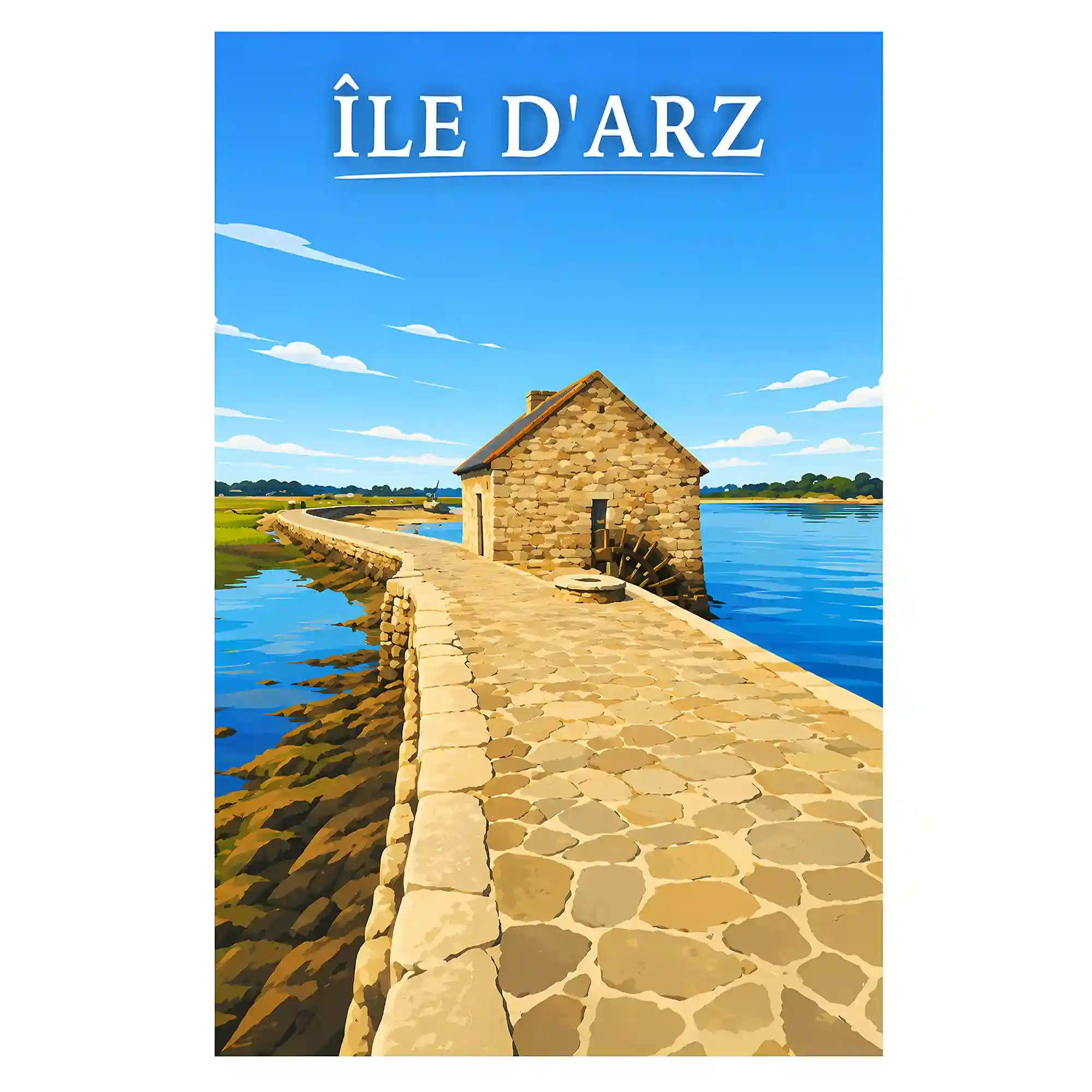Affiche - Île d'Arz