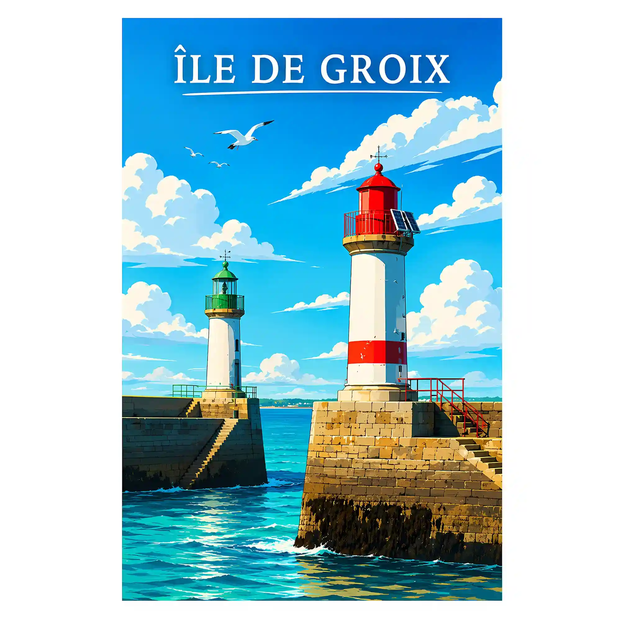 Affiche - Île de Groix