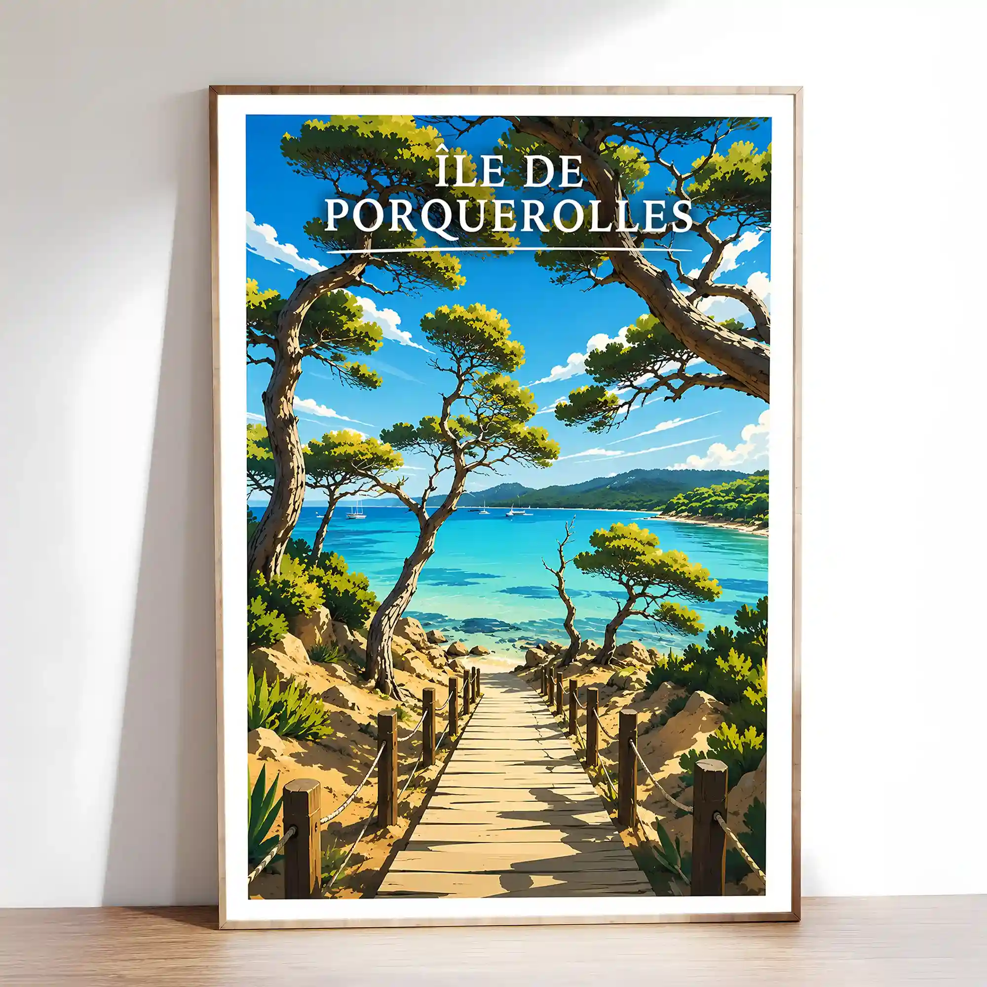 Affiche - Île de Porquerolles - Image 2