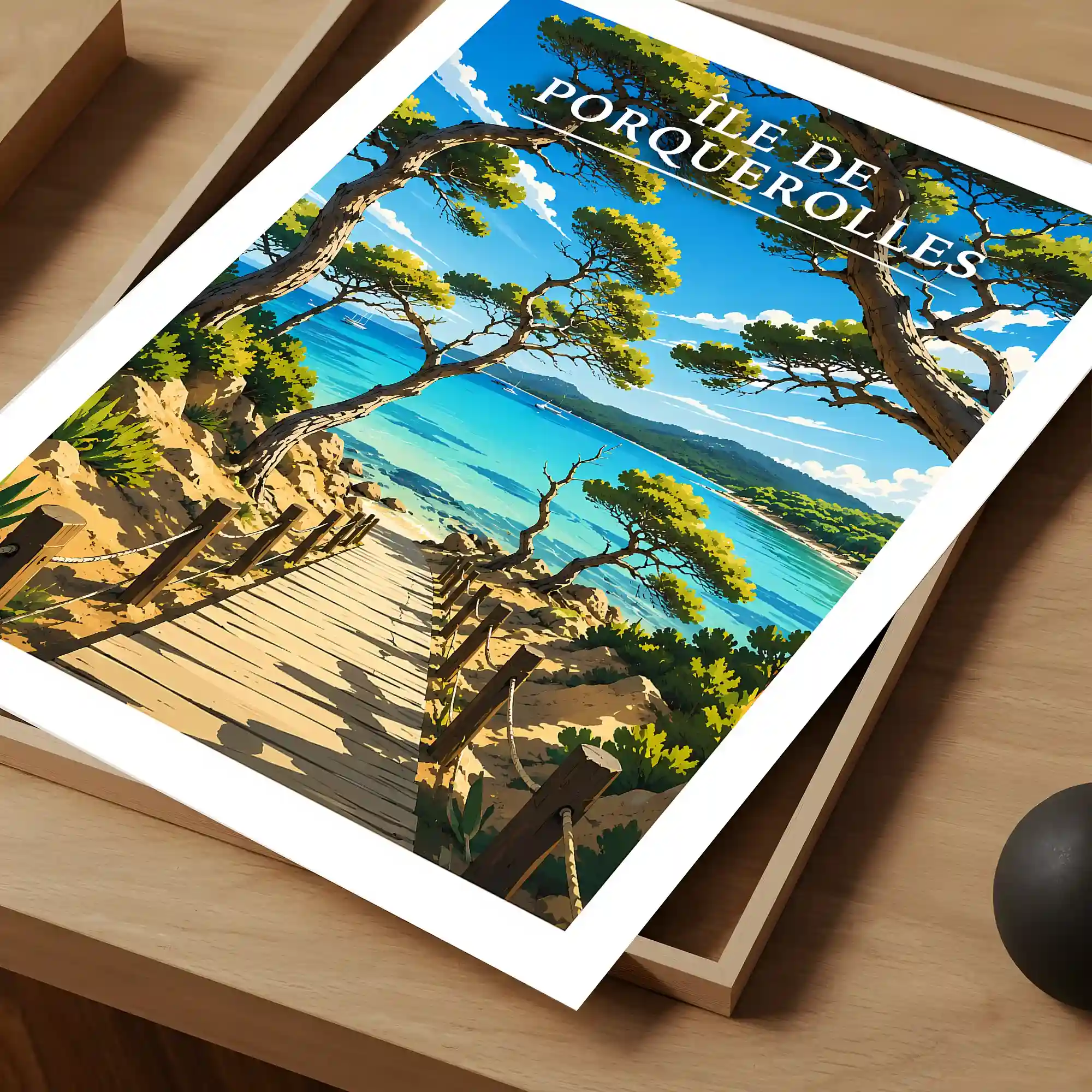 Affiche - Île de Porquerolles - Image 4