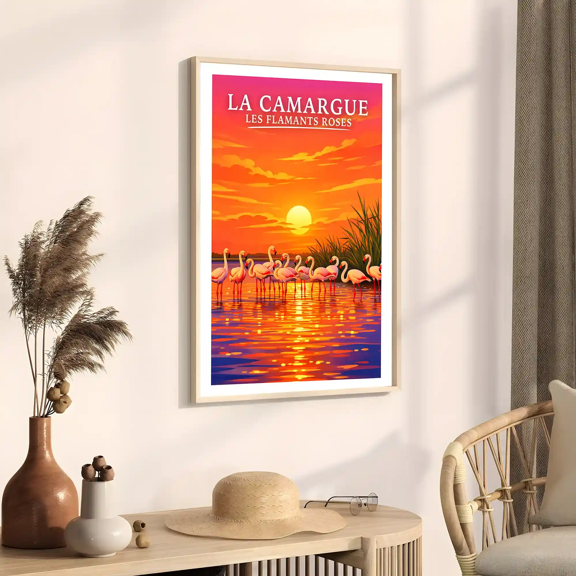 Affiche - La Camargue - Les Flamants Roses - Image 3