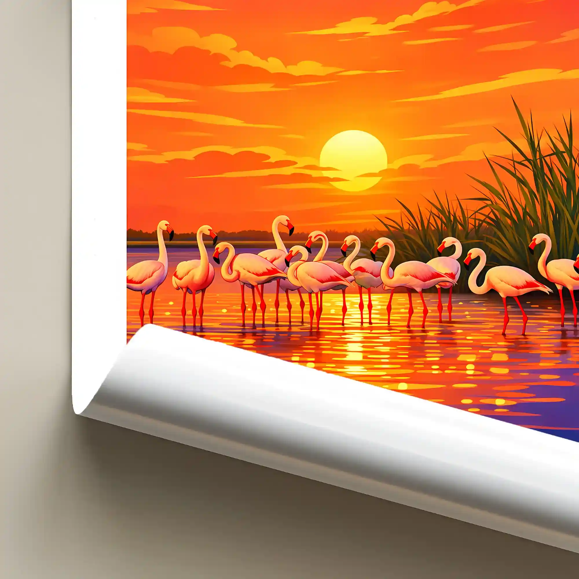 Affiche - La Camargue - Les Flamants Roses - Image 6