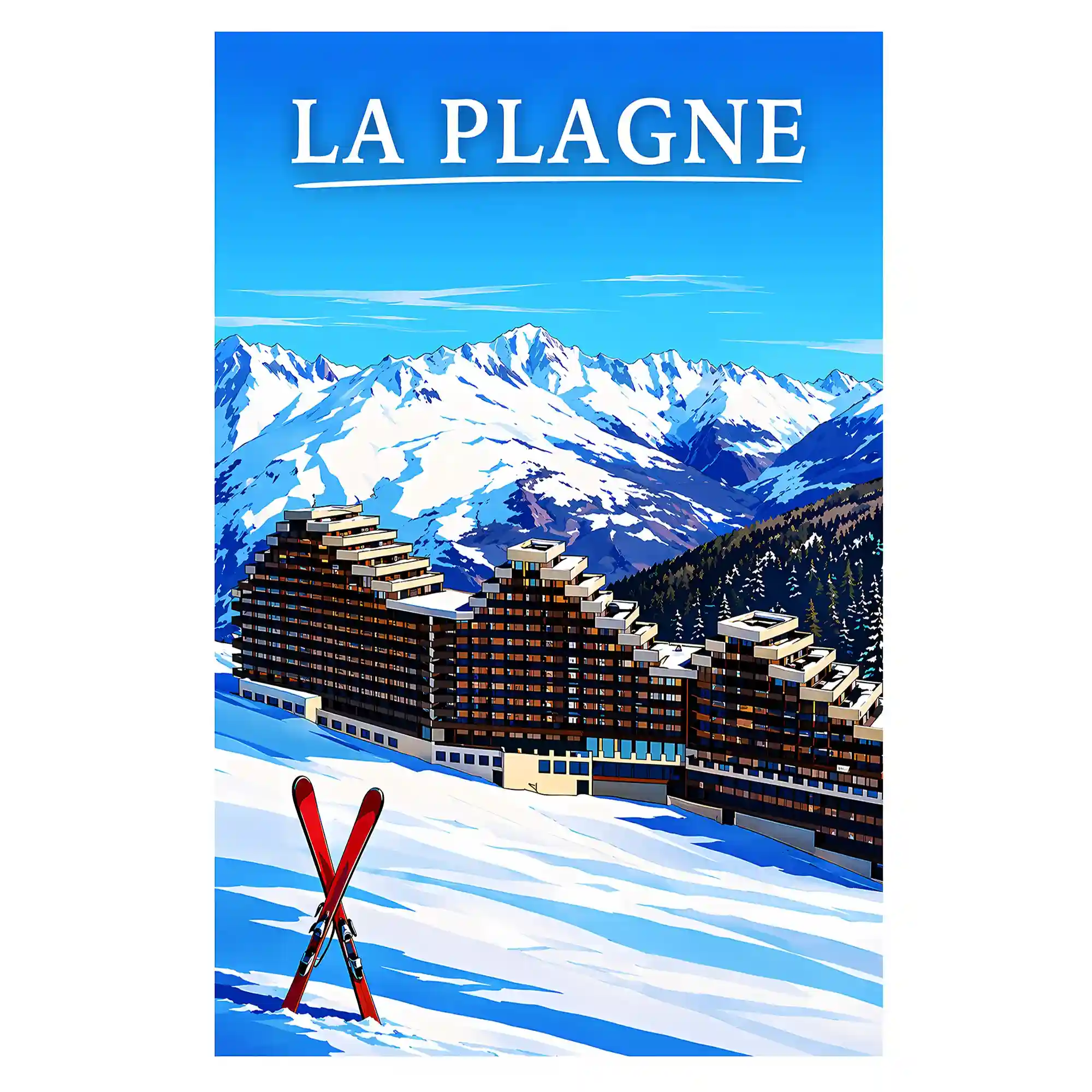 Affiche - La Plagne