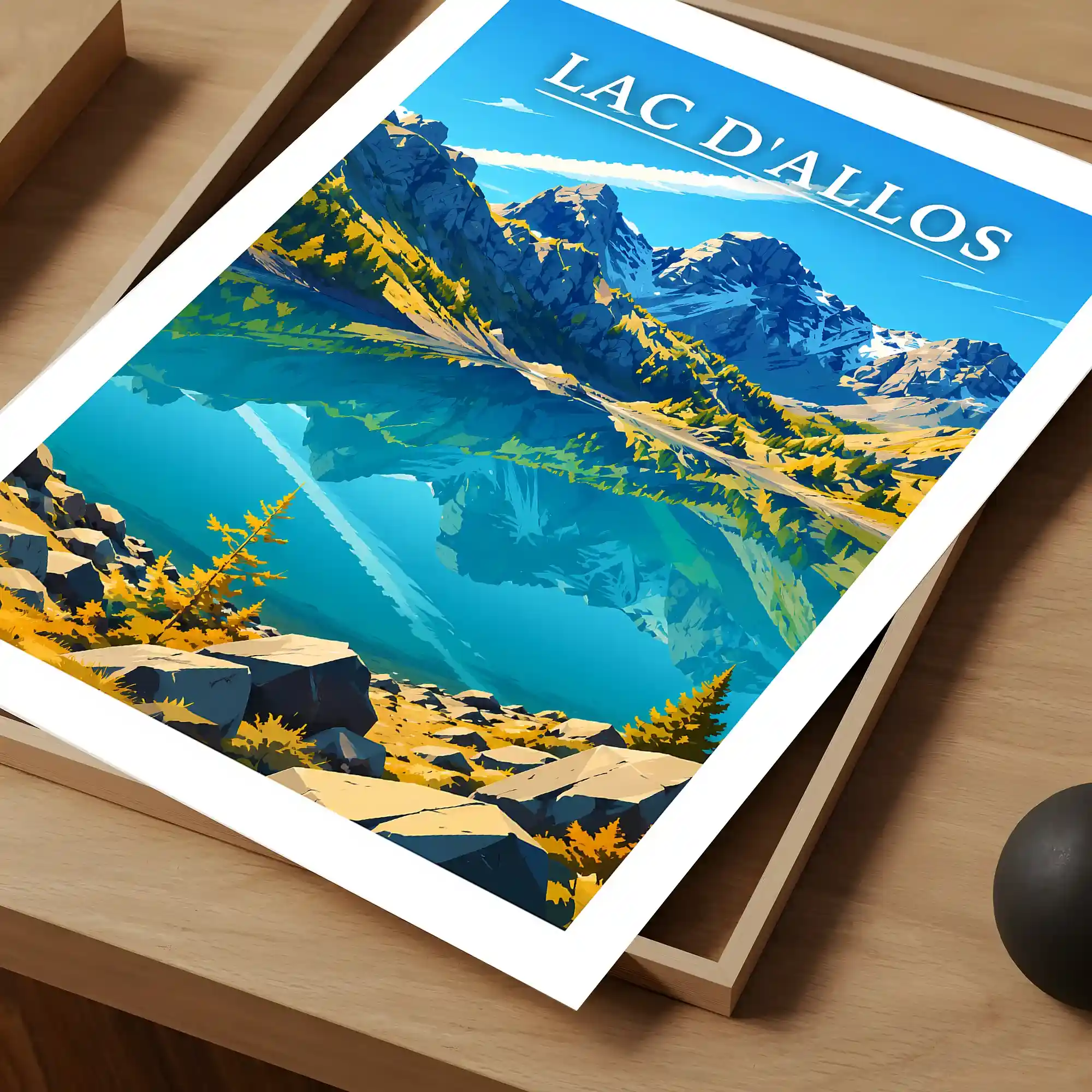 Affiche - Lac d'Allos - Image 4