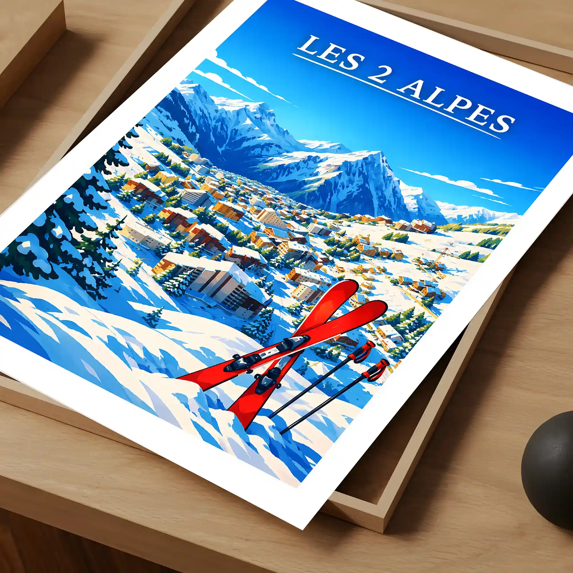 Affiche - Les 2 Alpes - Image 4