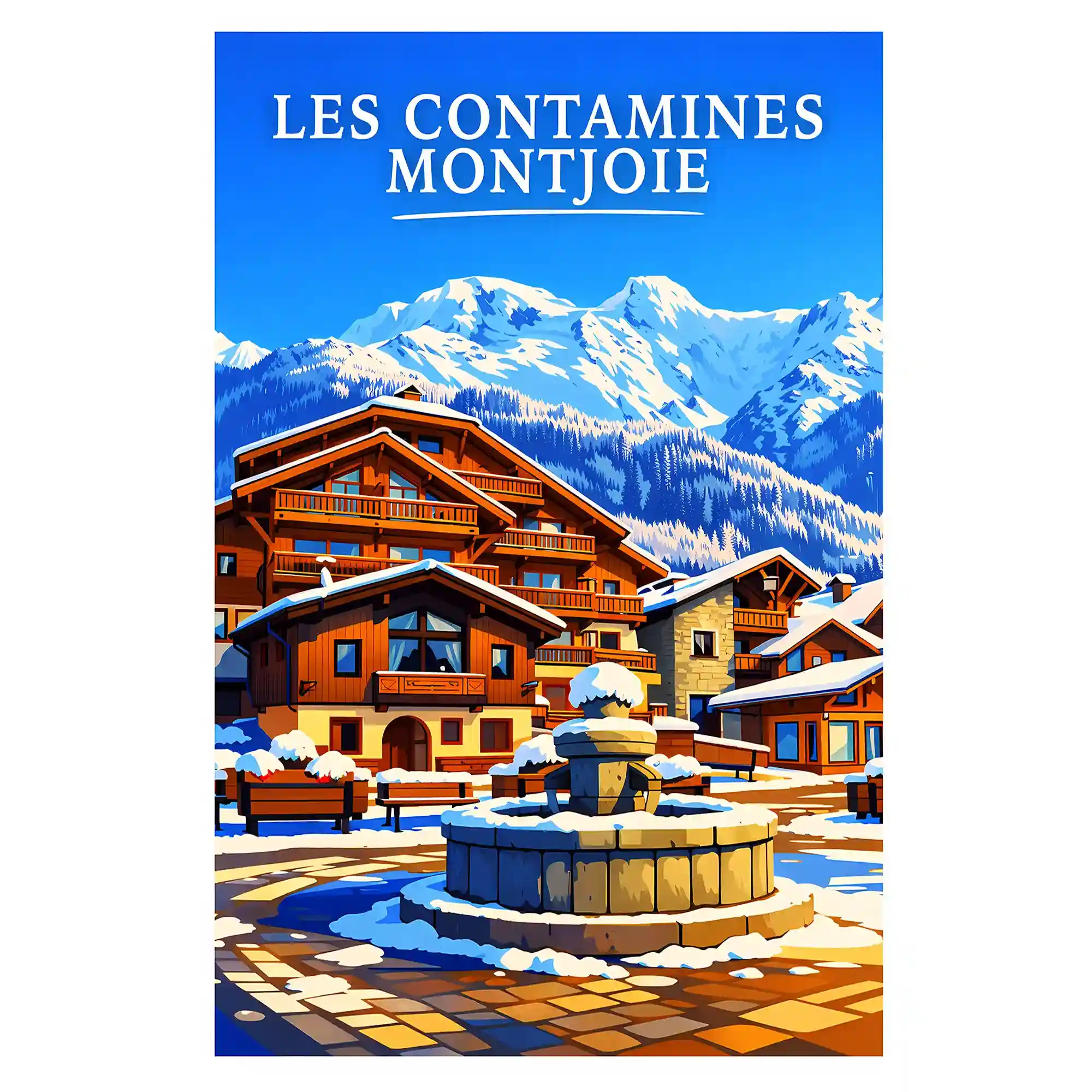 Affiche - Les Contamines-Montjoie