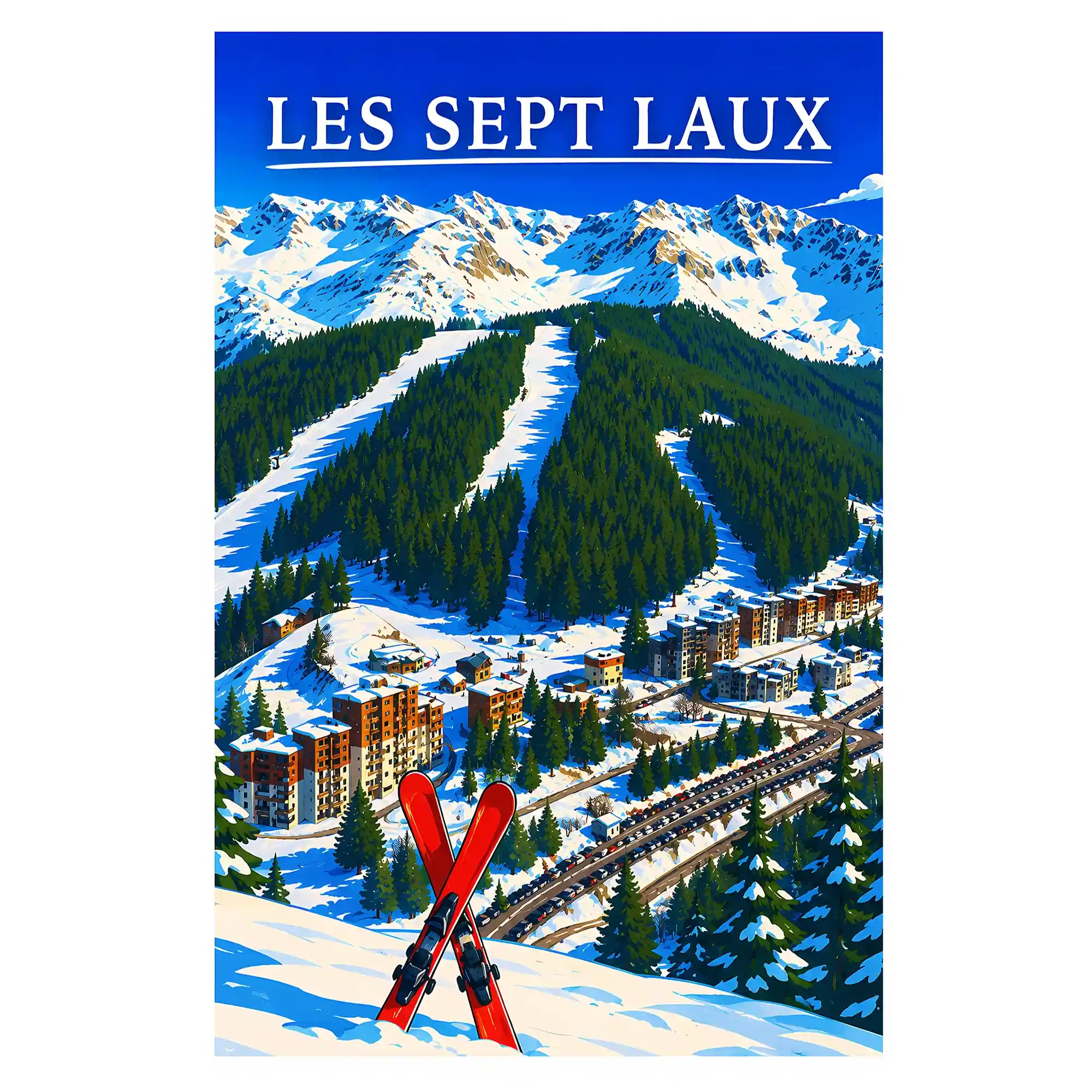 Affiche - Les Sept Laux