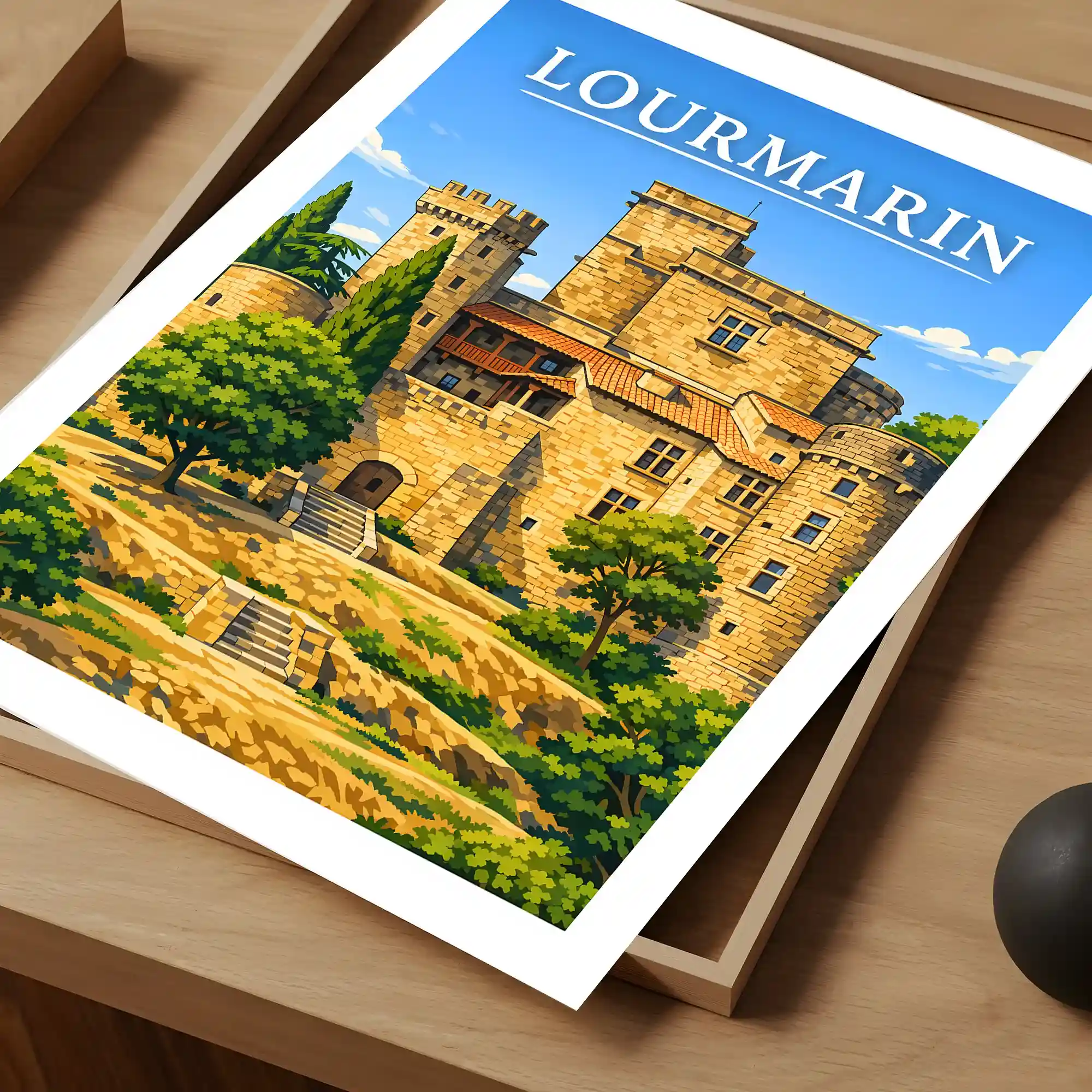 Affiche - Lourmarin - Image 4