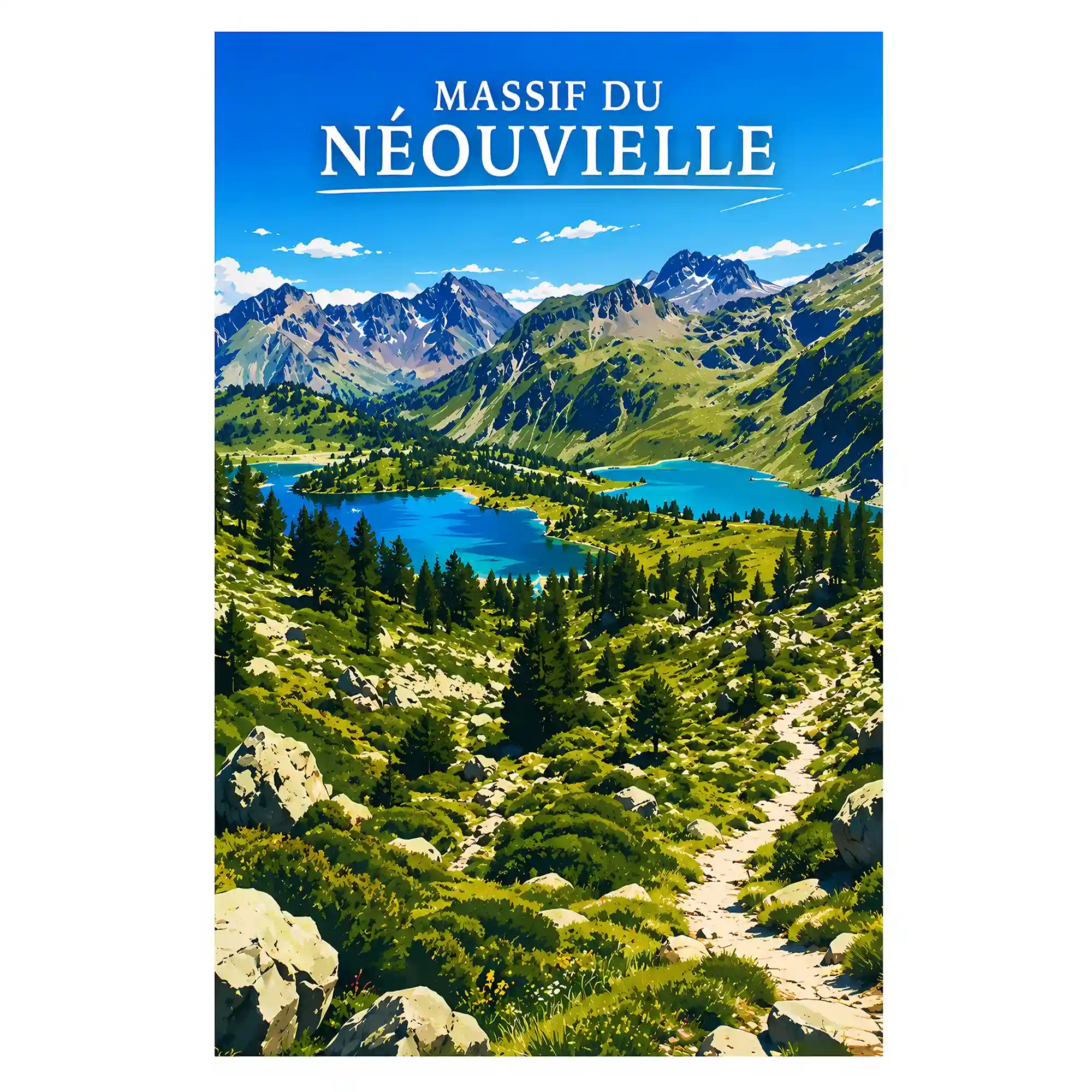 Affiche - Massif du Néouvielle