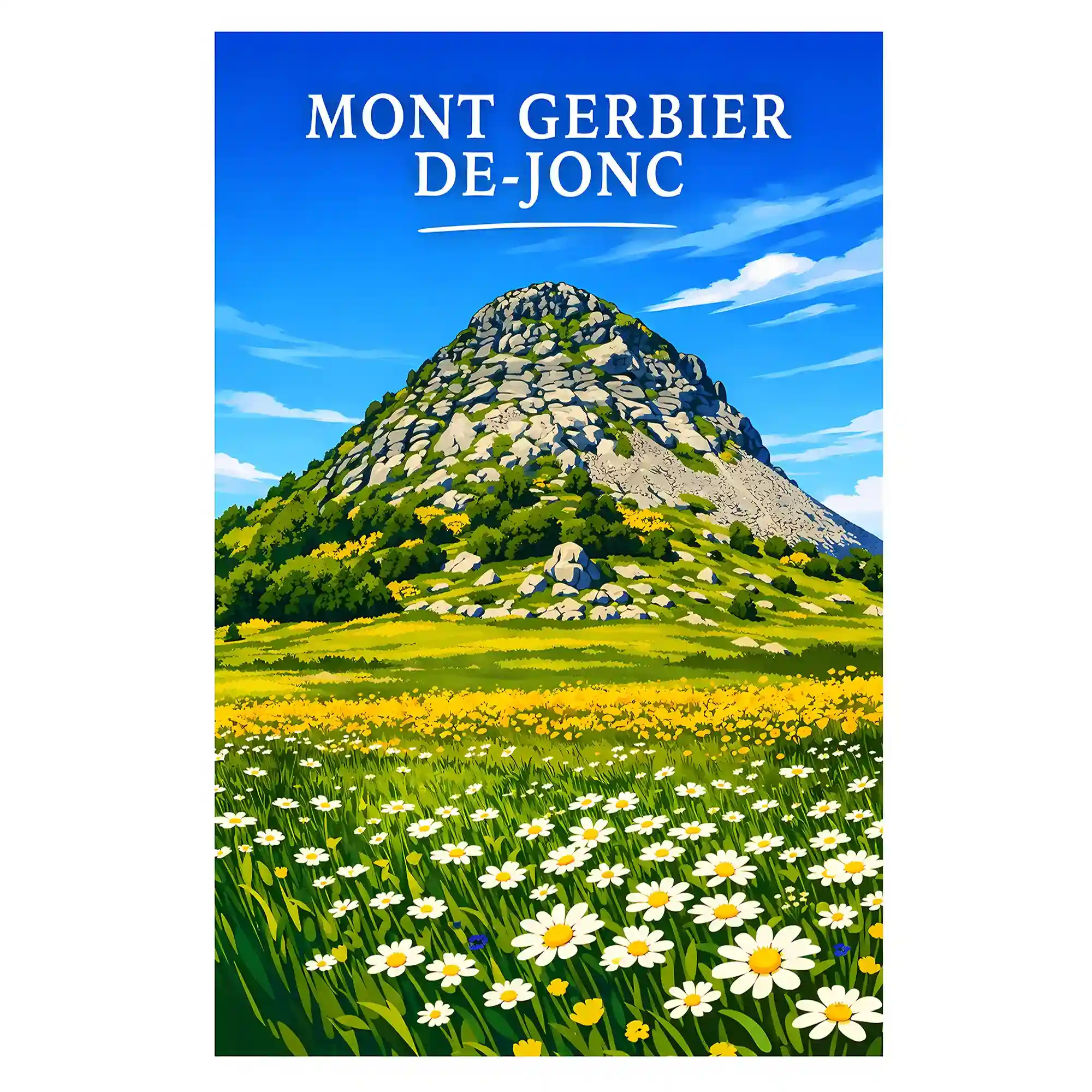 Affiche - Mont Gerbier-de-Jonc