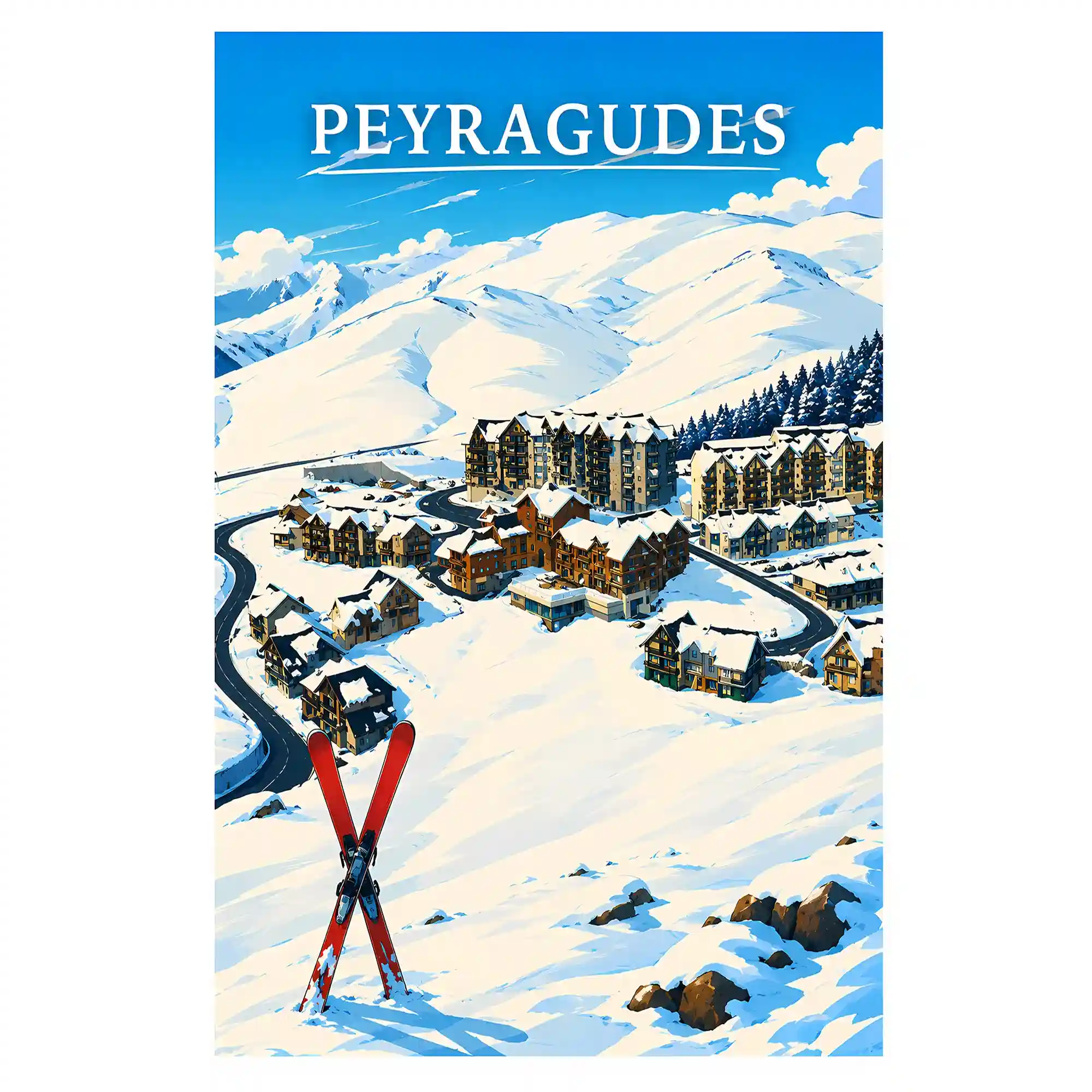 Affiches - Stations de Ski