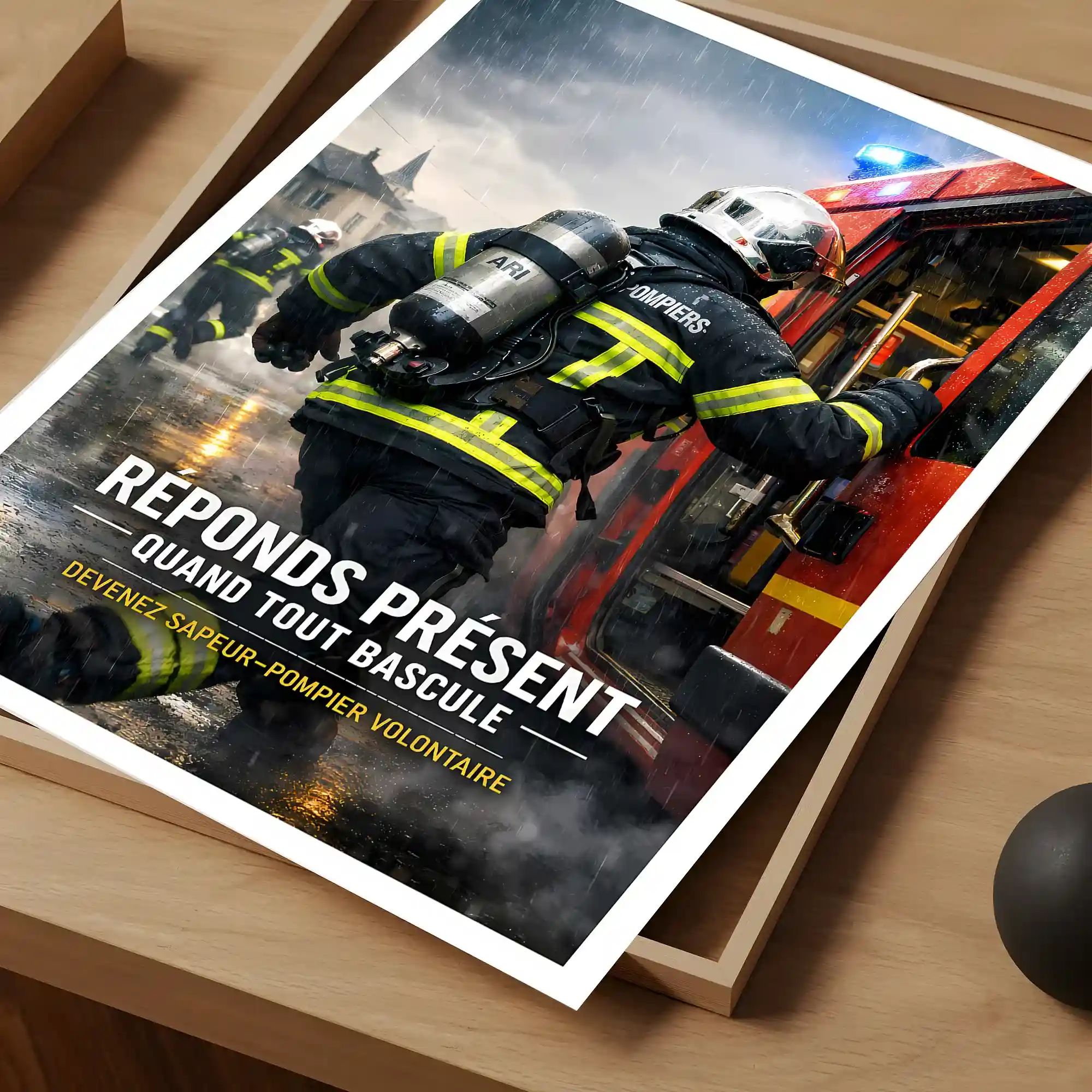 Affiche - Recrutement des Pompiers Volontaires - Image 4