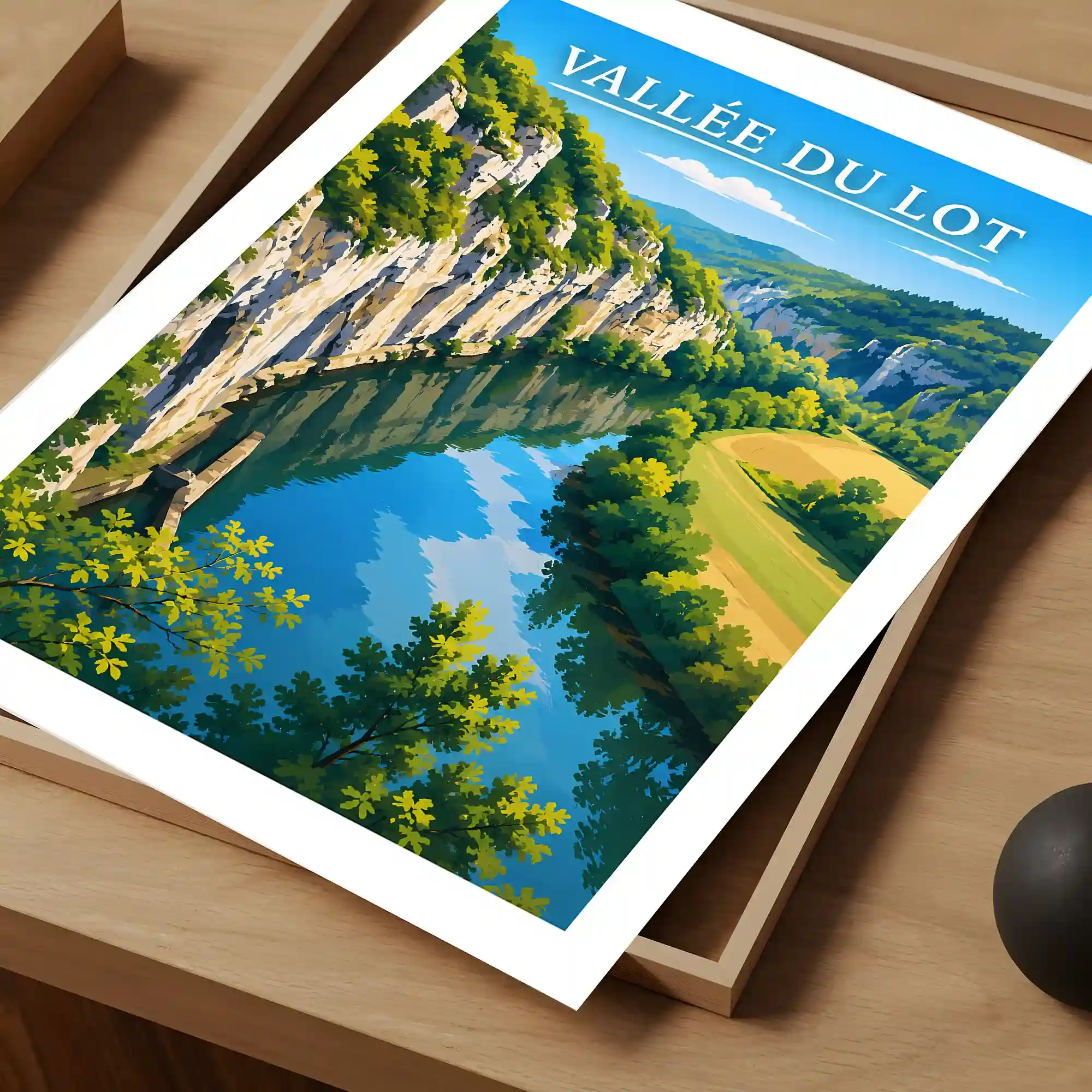 Affiche - Vallée du Lot - Image 4