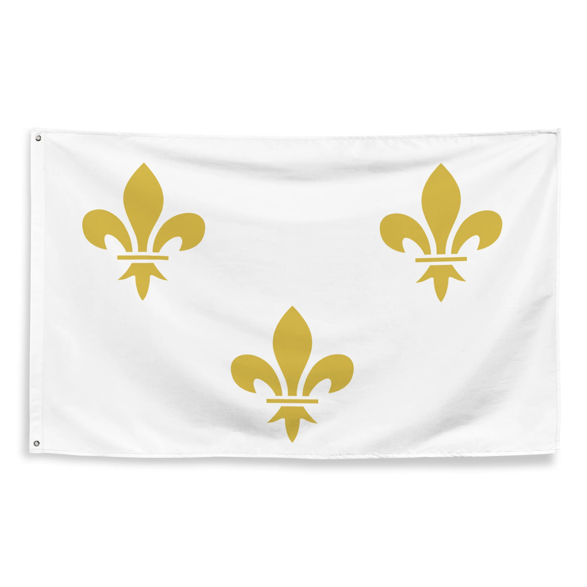 Drapeau Blanc - Fleur de Lys