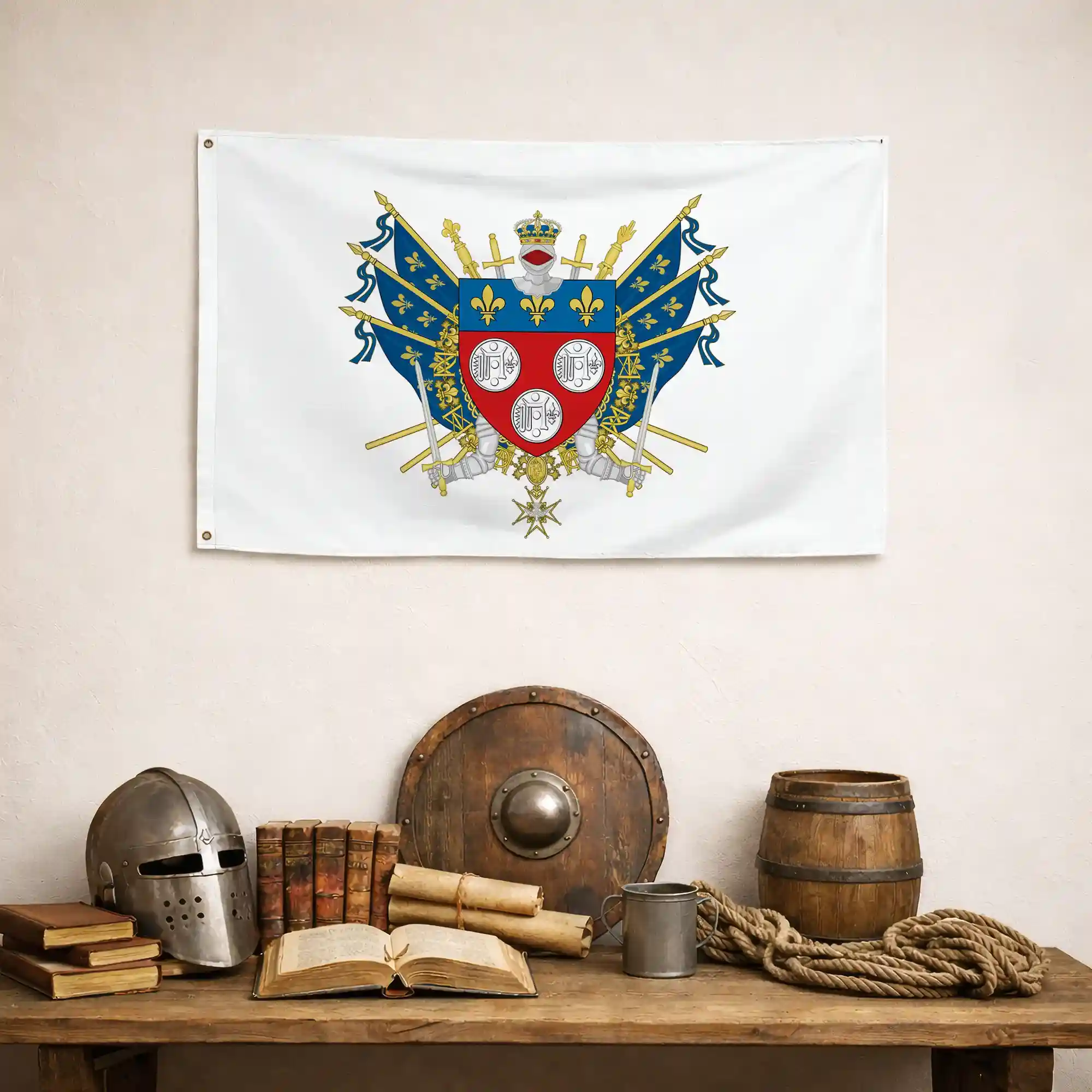 Drapeau - Blason de Chartres - Image 4