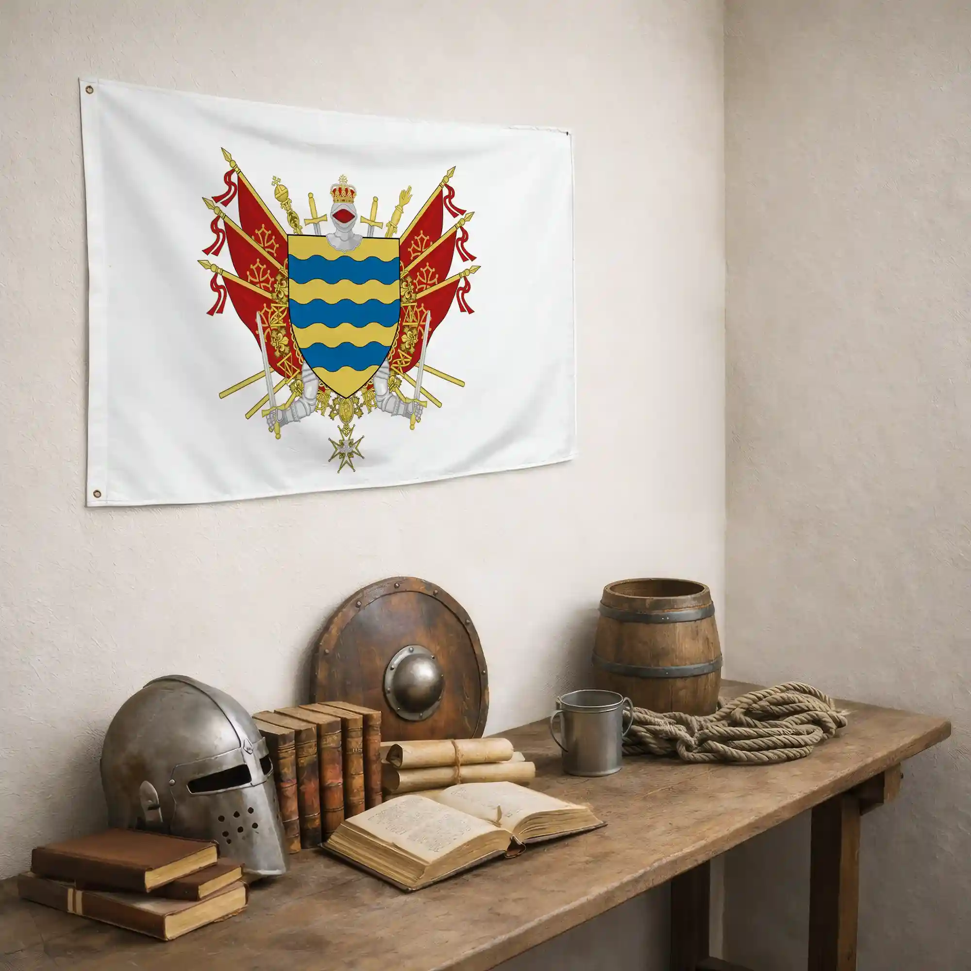 Drapeau - Blason d'Agde - Image 5