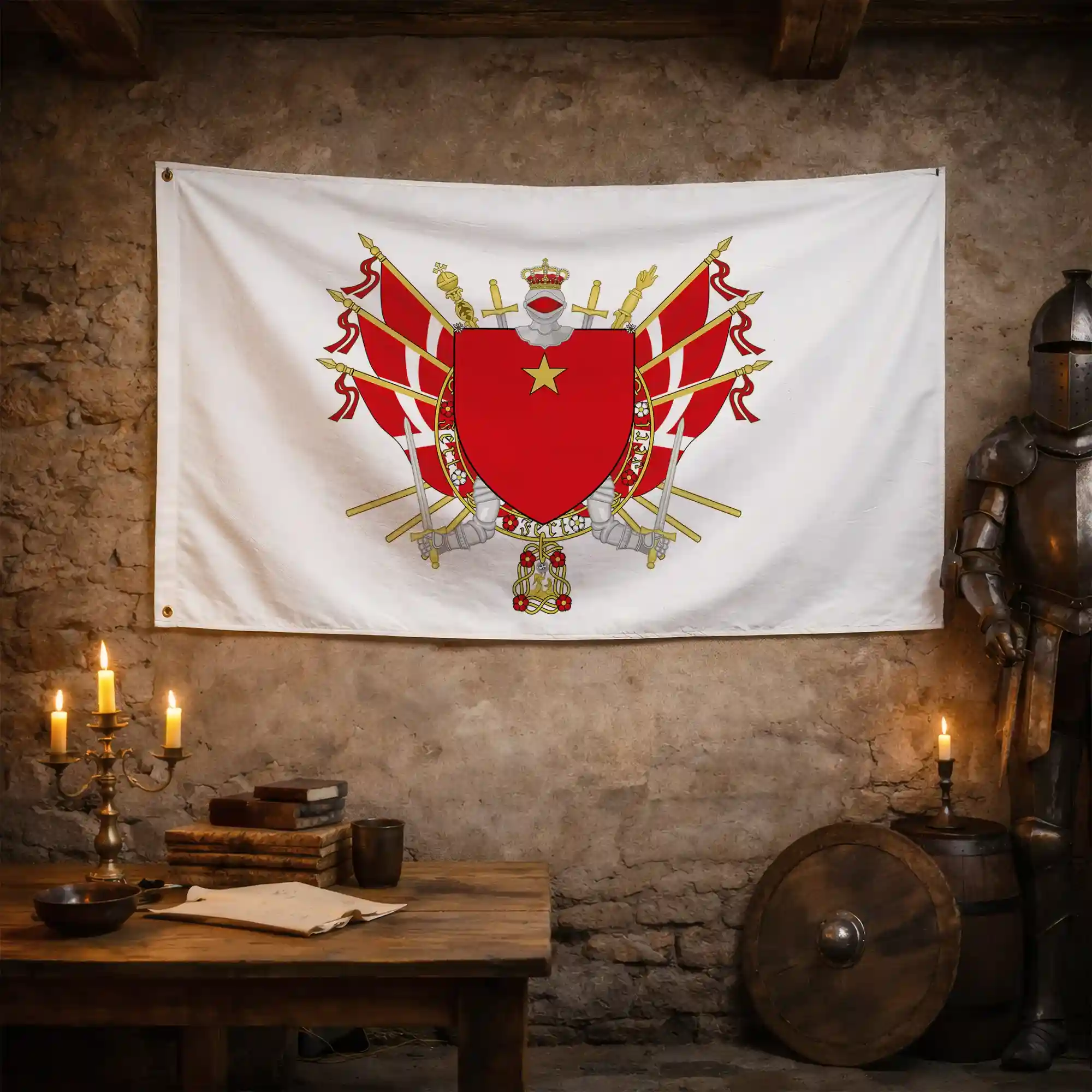 Drapeau - Blason d'Aix-les-Bains - Image 3
