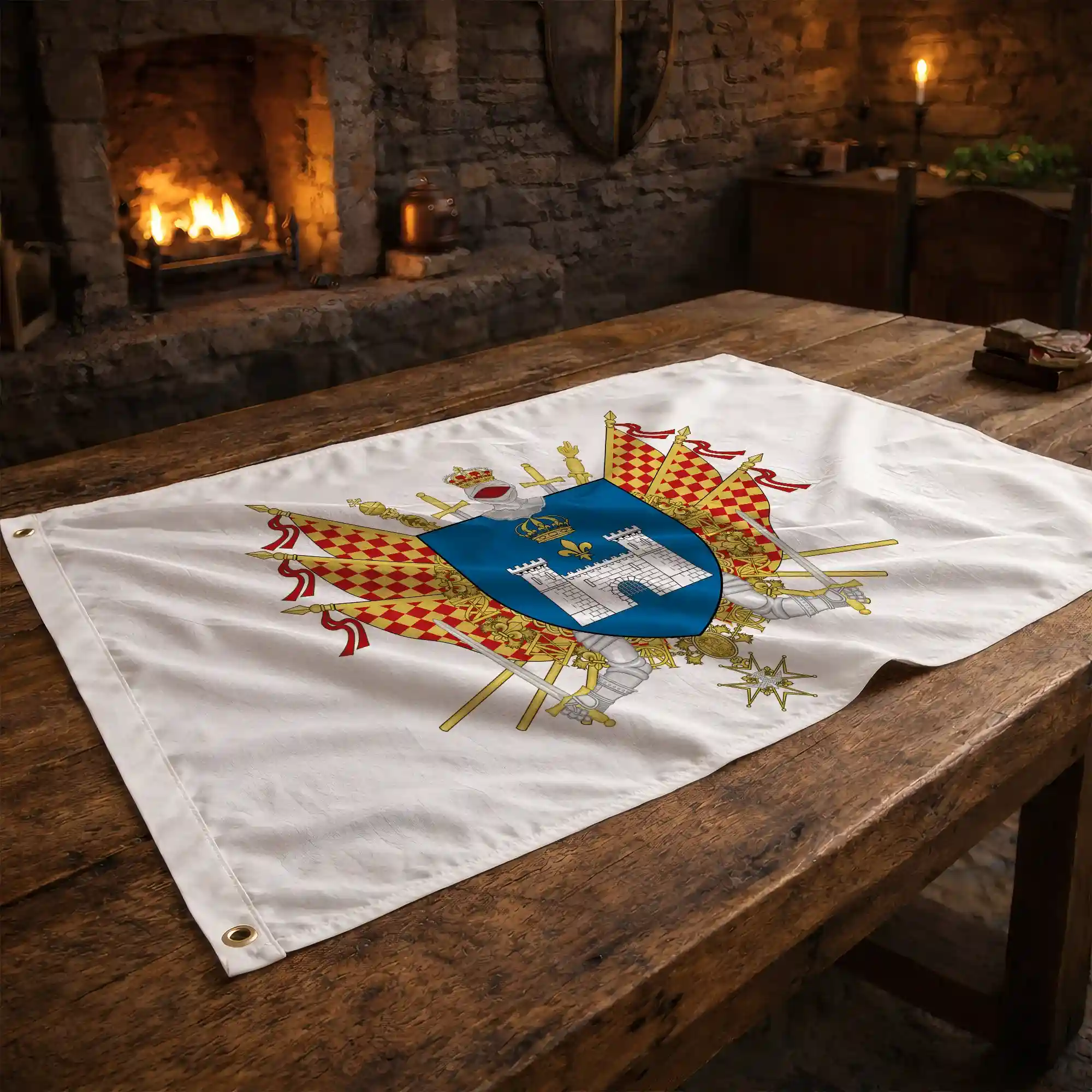 Drapeau - Blason d'Angoulême - Image 2