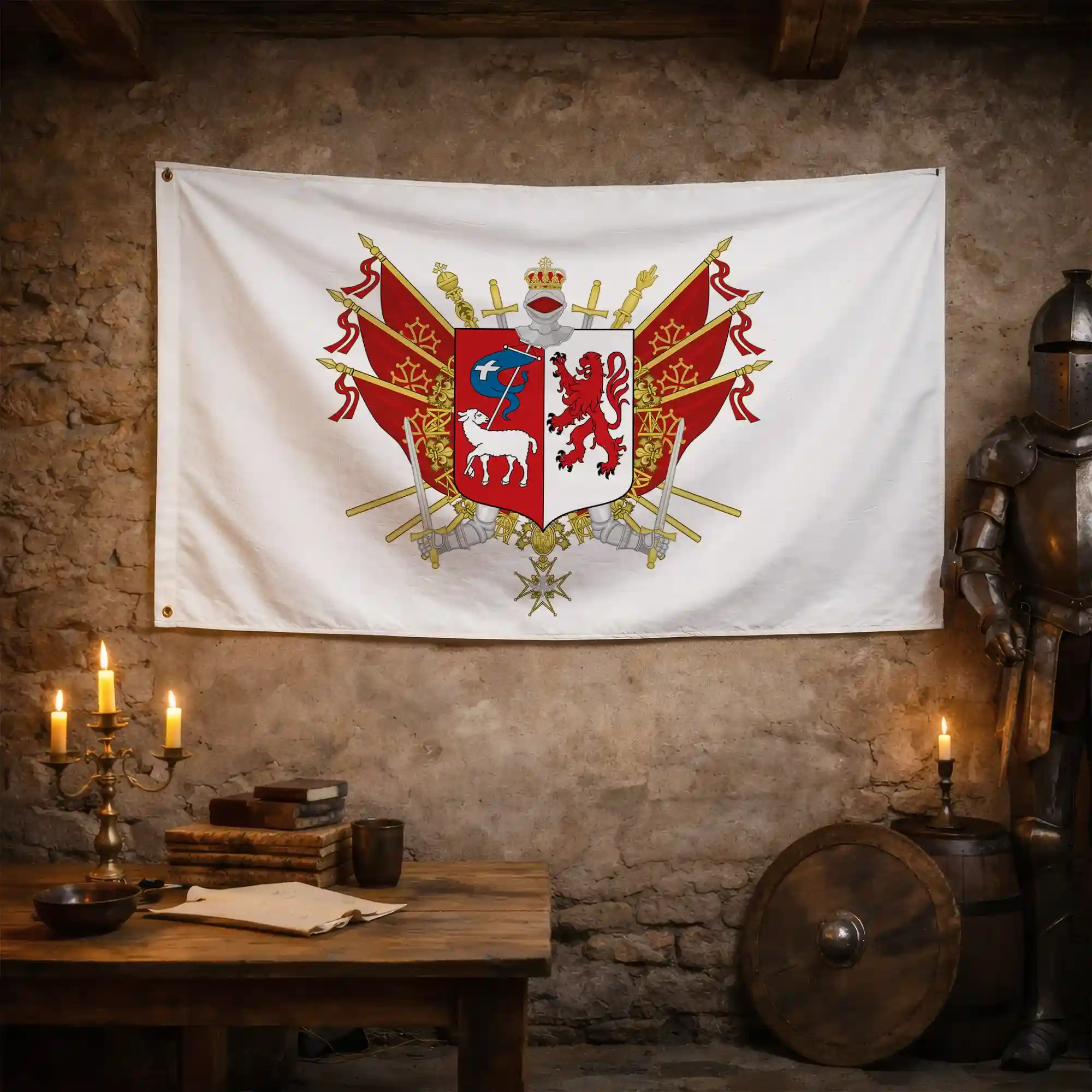 Drapeau - Blason d'Auch - Image 3