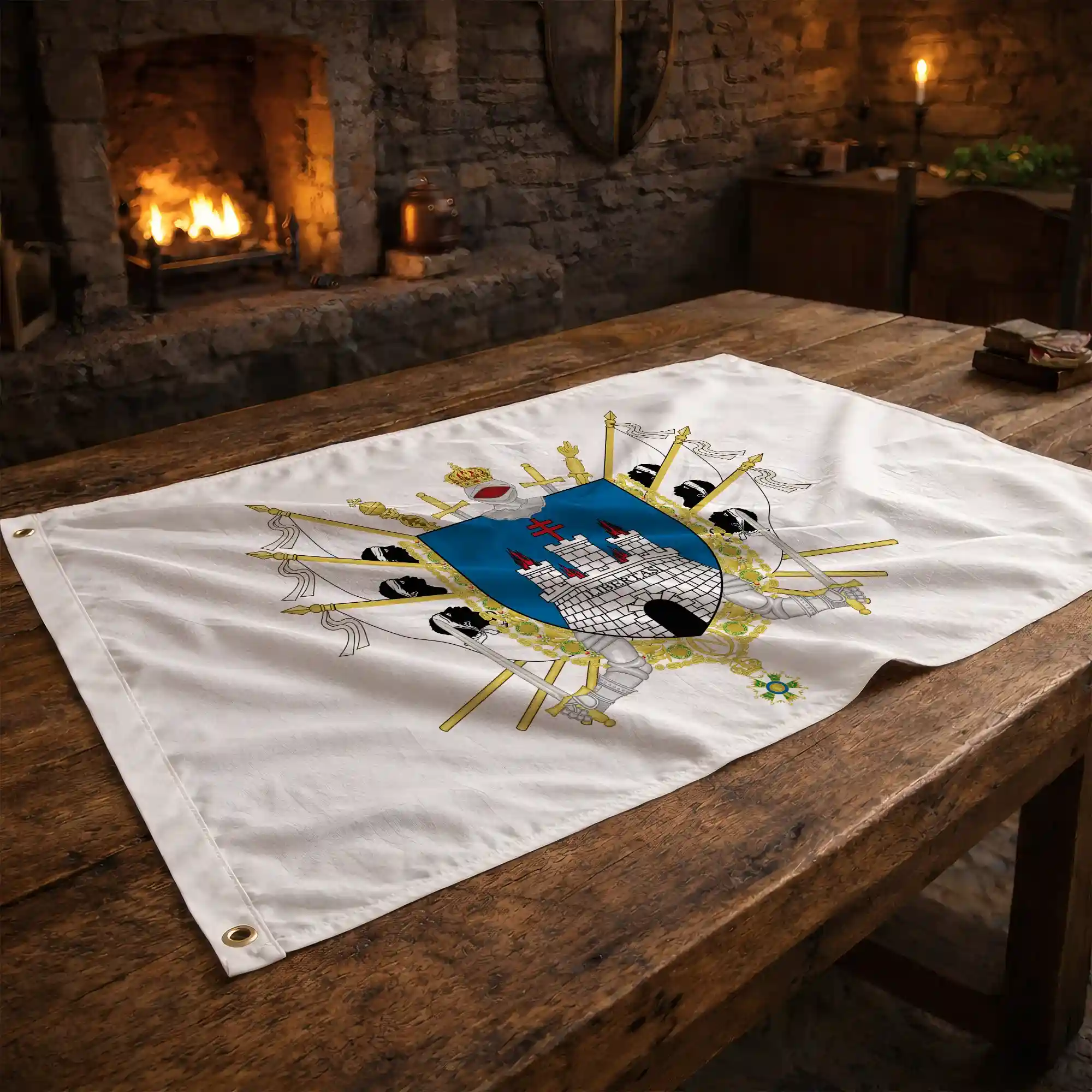 Drapeau - Blason de Bonifacio - Image 2