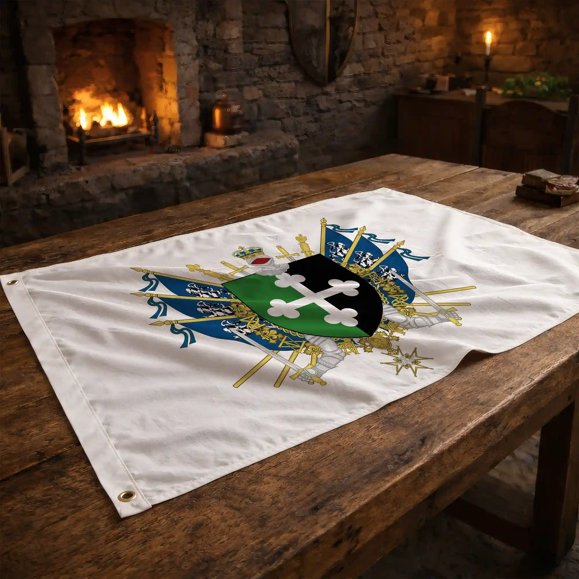 Drapeau - Blason de Bourg-en-Bresse - Image 2