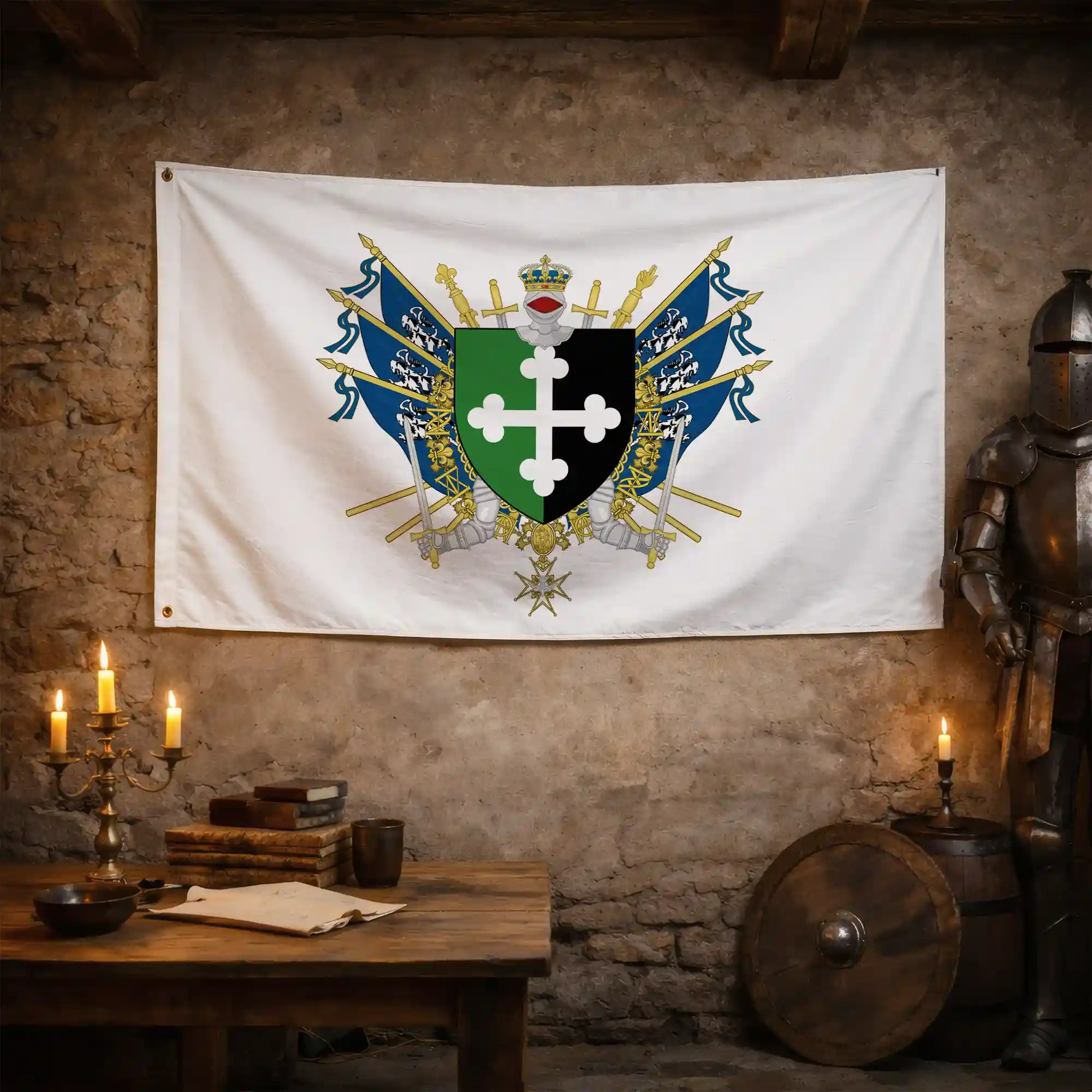 Drapeau - Blason de Bourg-en-Bresse - Image 3