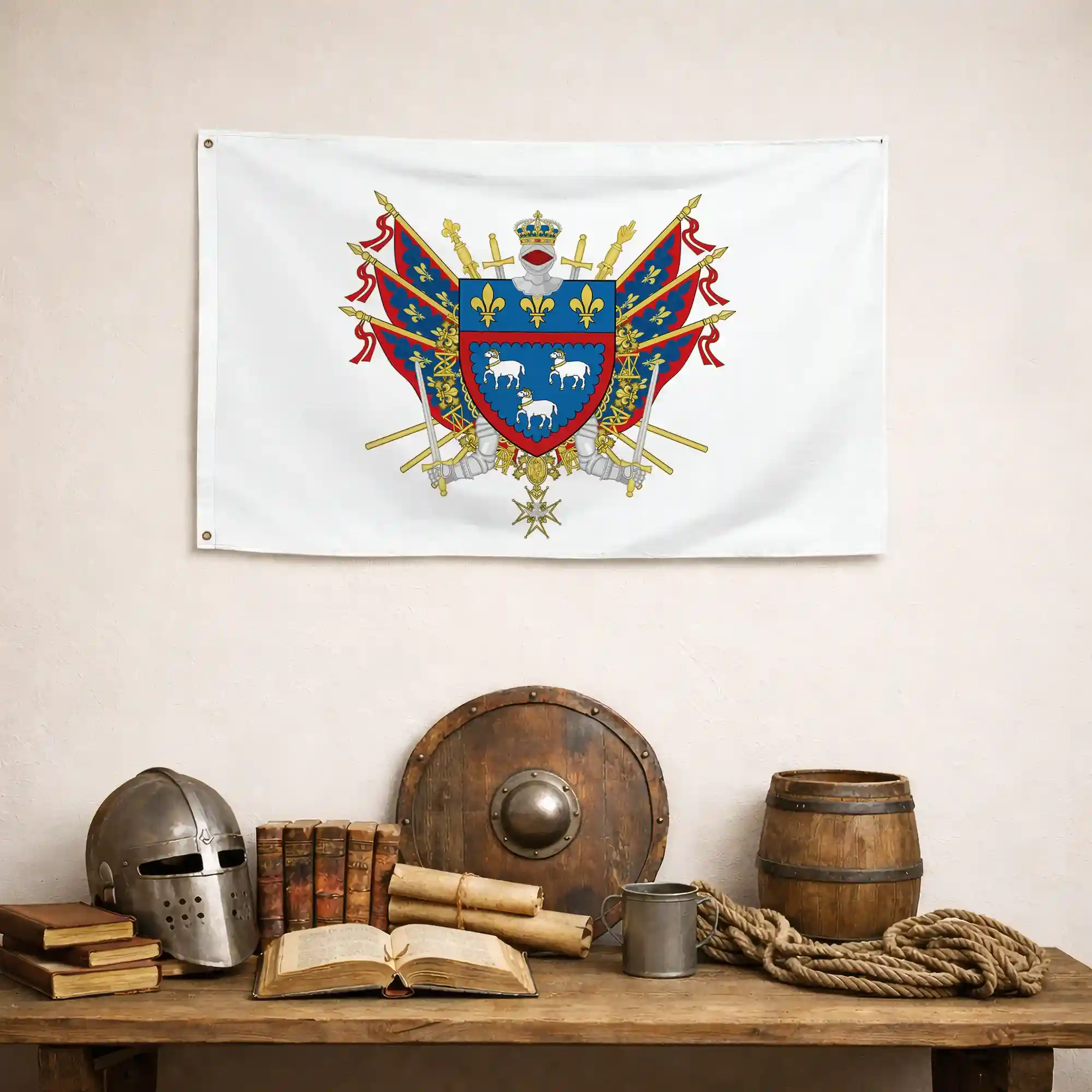 Drapeau - Blason de Bourges - Image 5