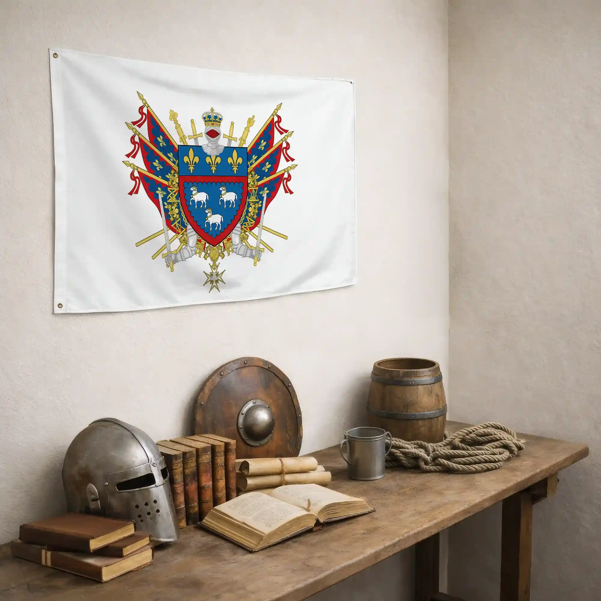 Drapeau - Blason de Bourges - Image 6