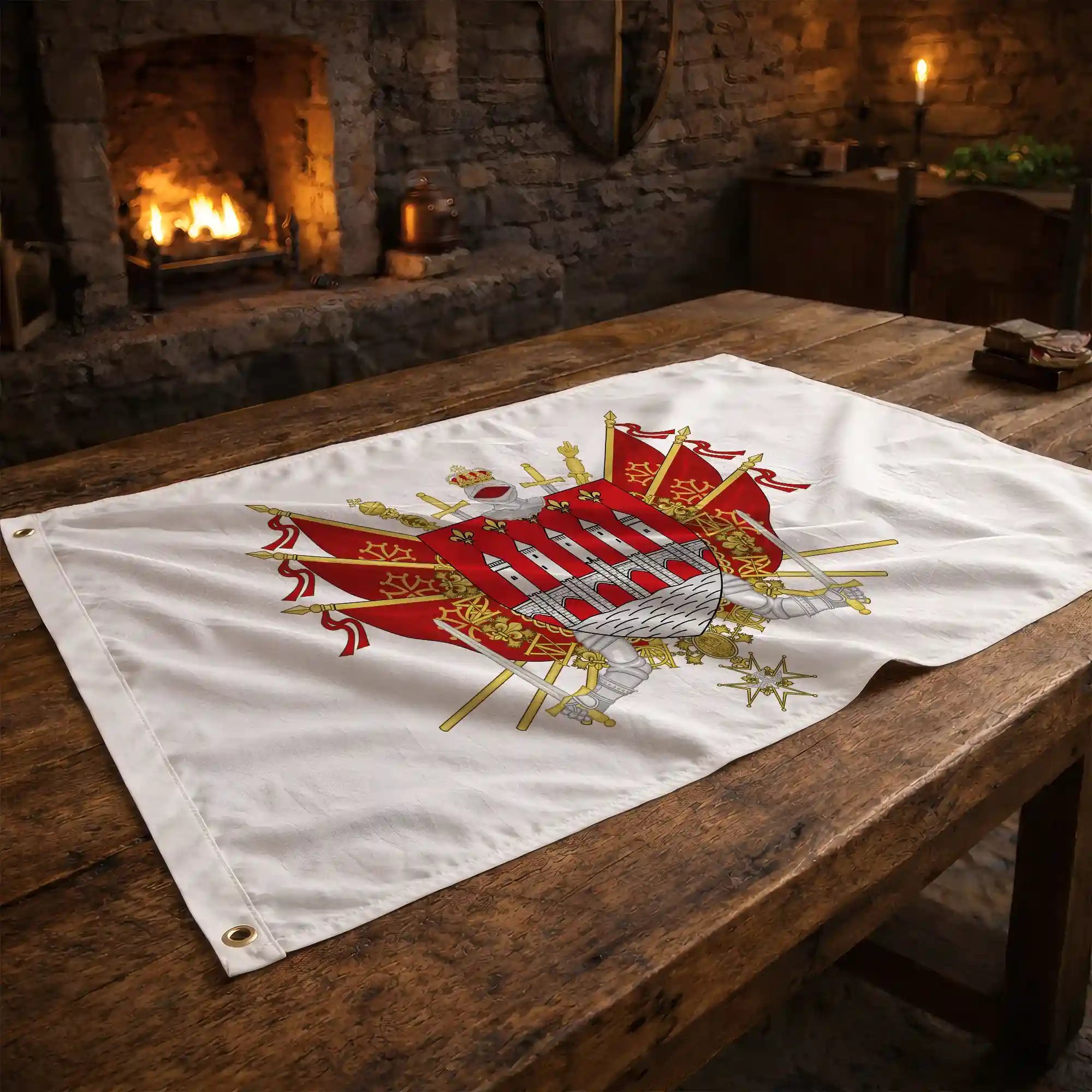 Drapeau - Blason de Cahors - Image 2