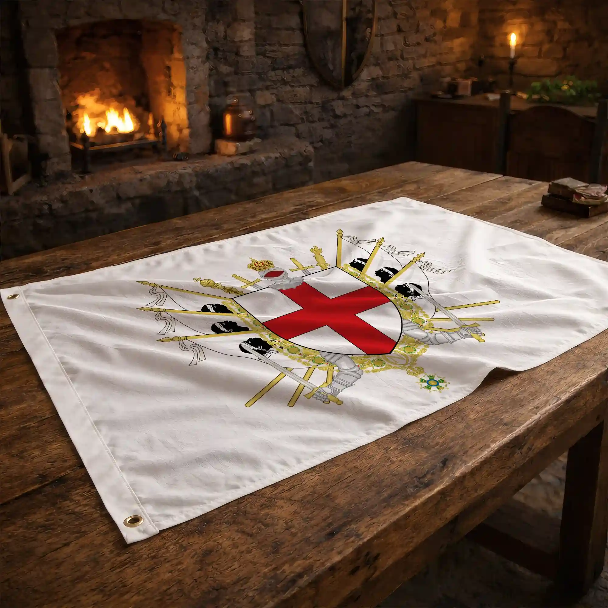 Drapeau - Blason de Calvi - Image 2
