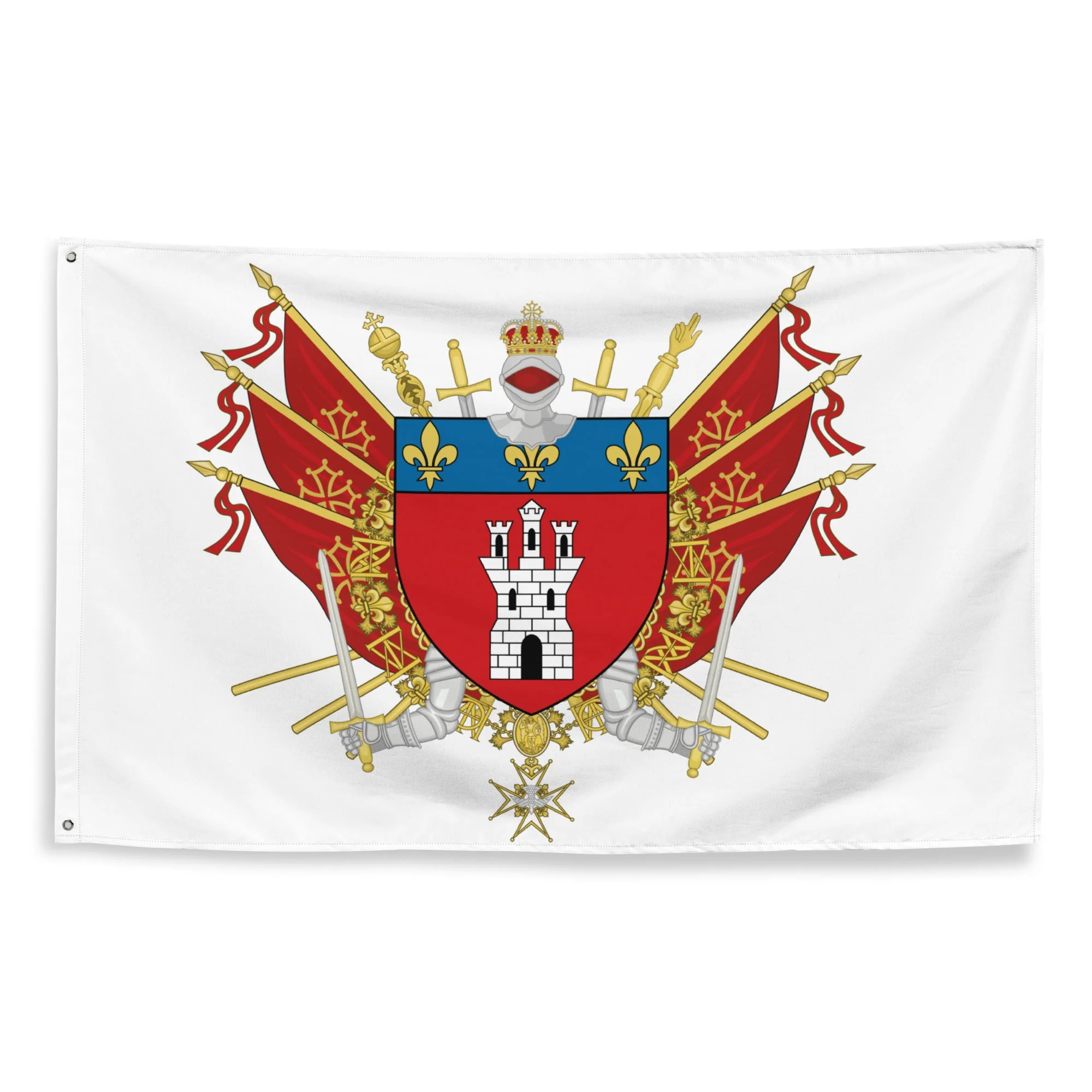 Drapeau - Blason de Castelnaudary