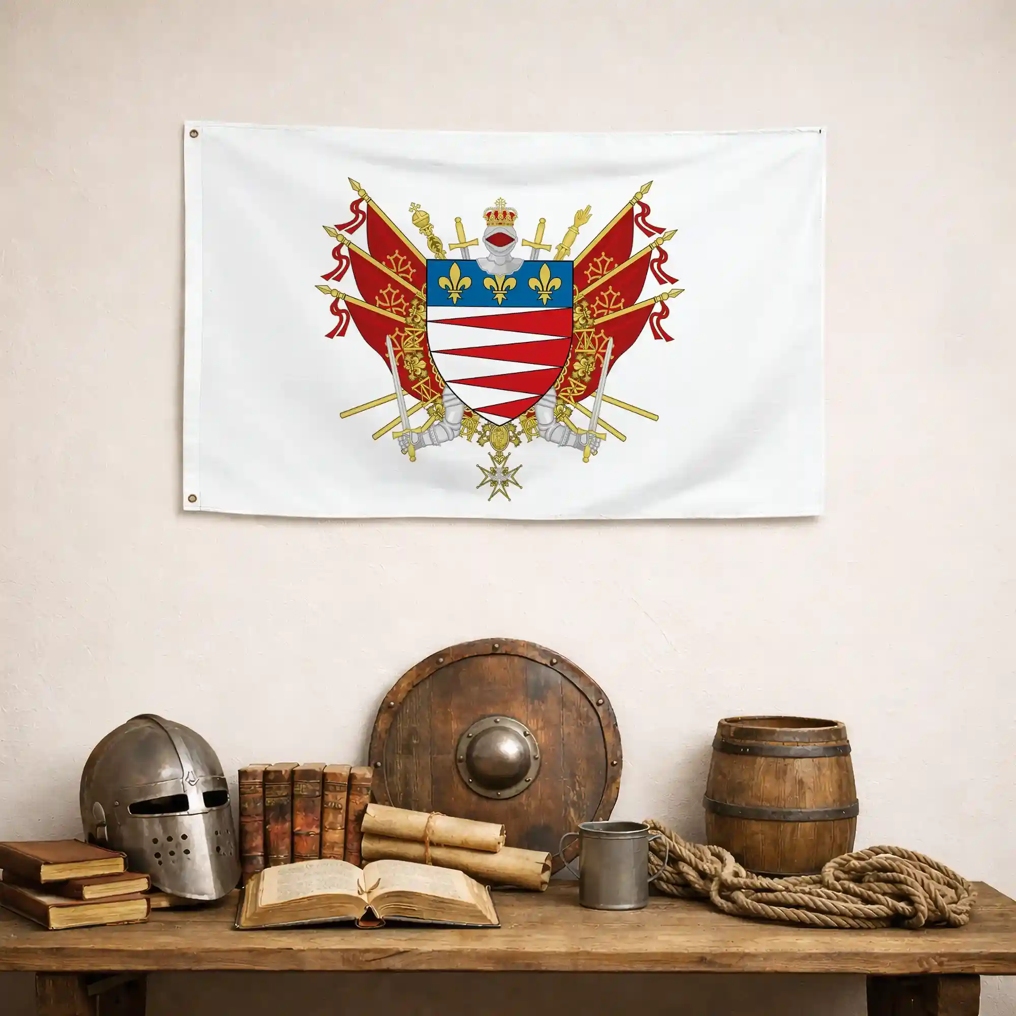 Drapeau - Blason de Castres - Image 4