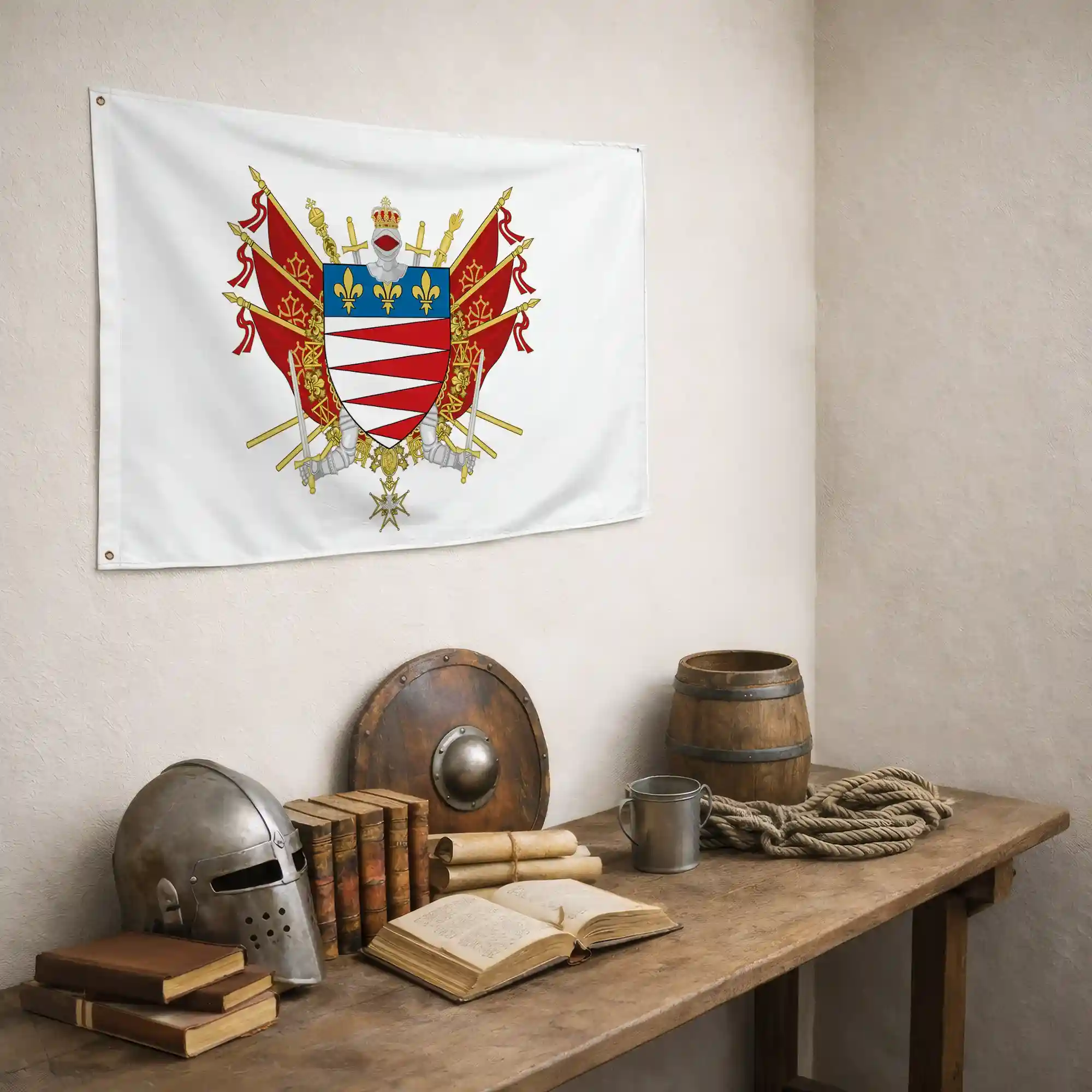 Drapeau - Blason de Castres - Image 5