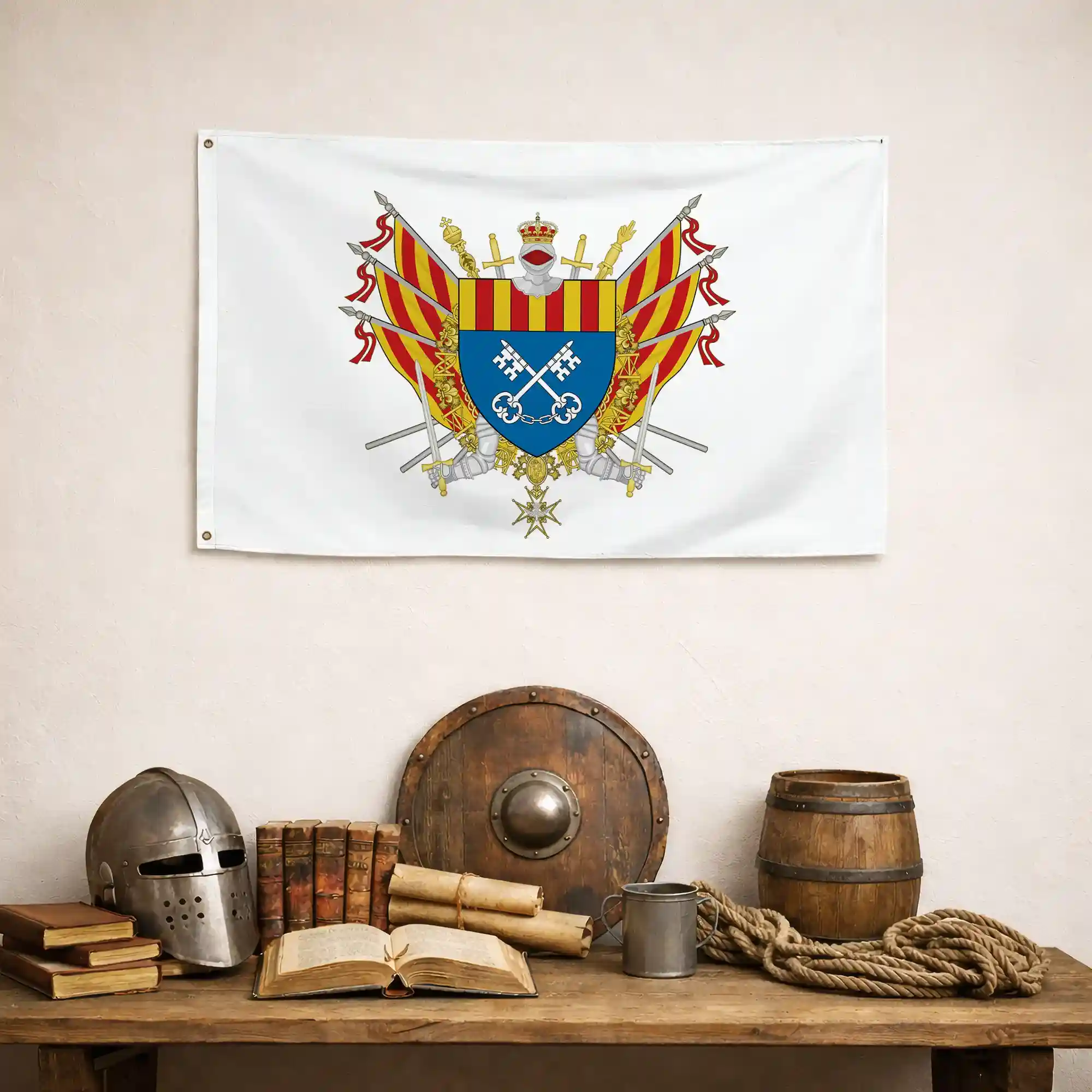 Drapeau - Blason de Céret - Image 4