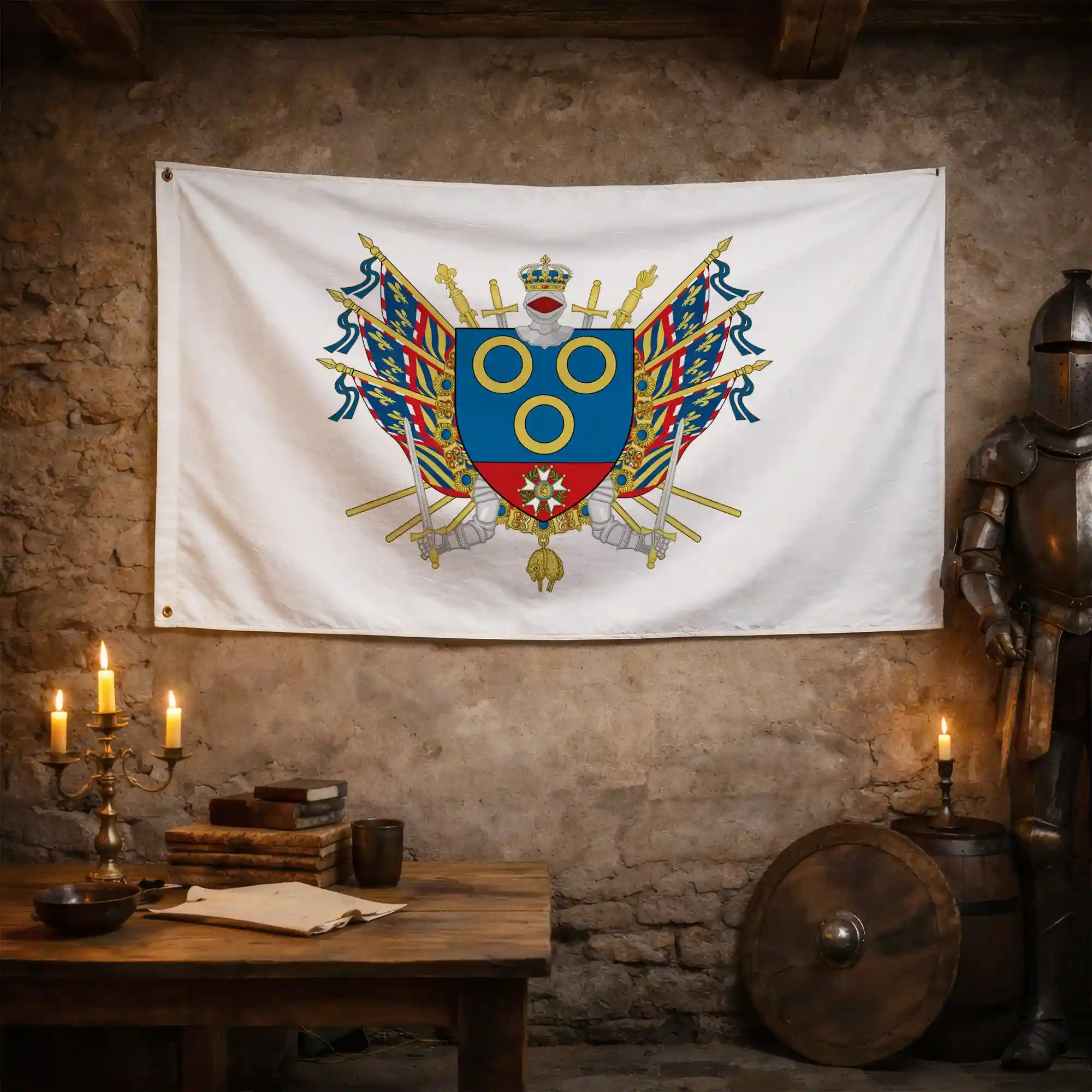 Drapeau - Blason de Chalon-sur-Saône - Image 3
