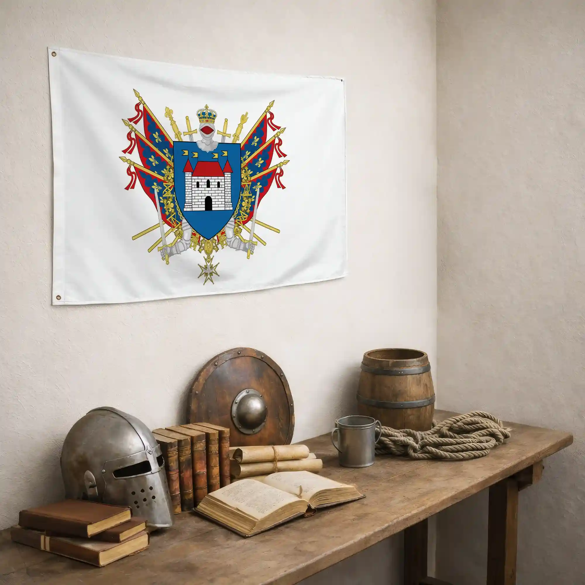 Drapeau - Blason de Châteauroux - Image 6