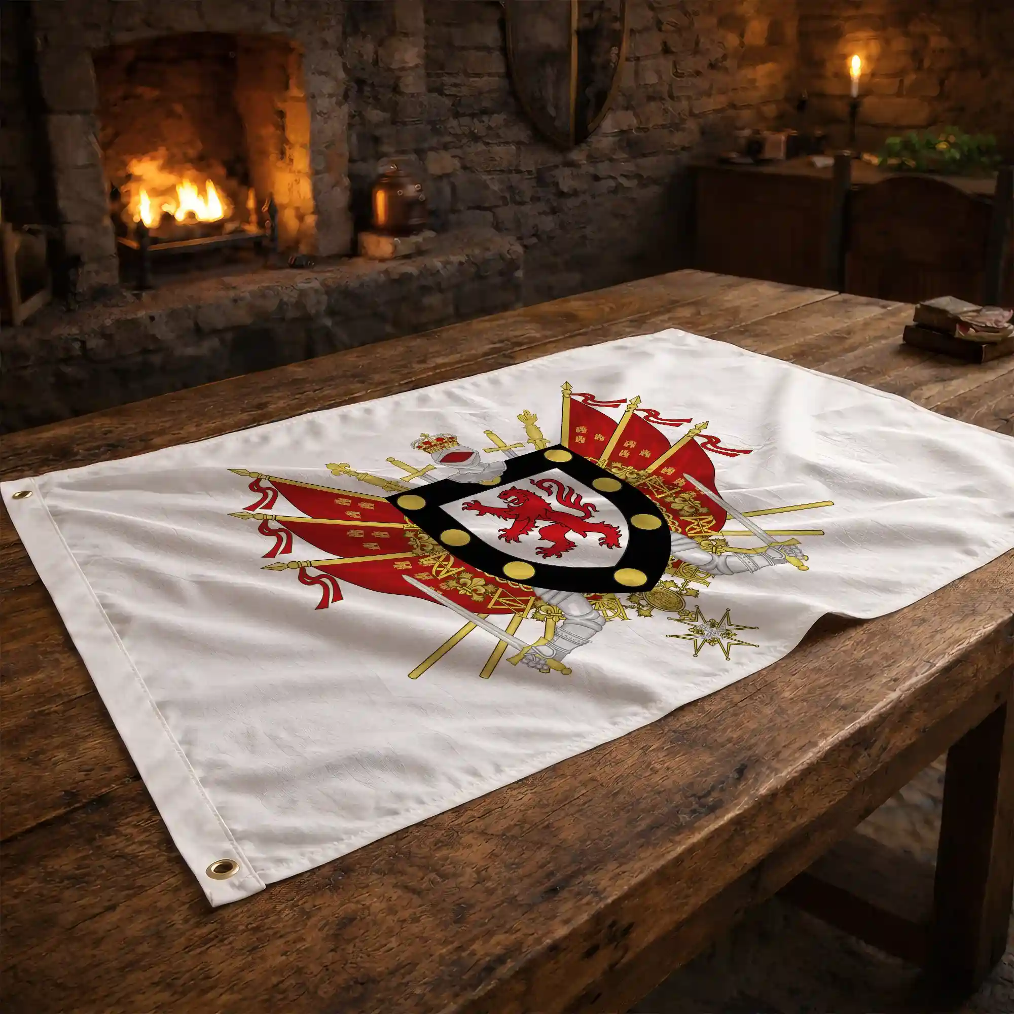 Drapeau - Blason de Châtellerault - Image 2