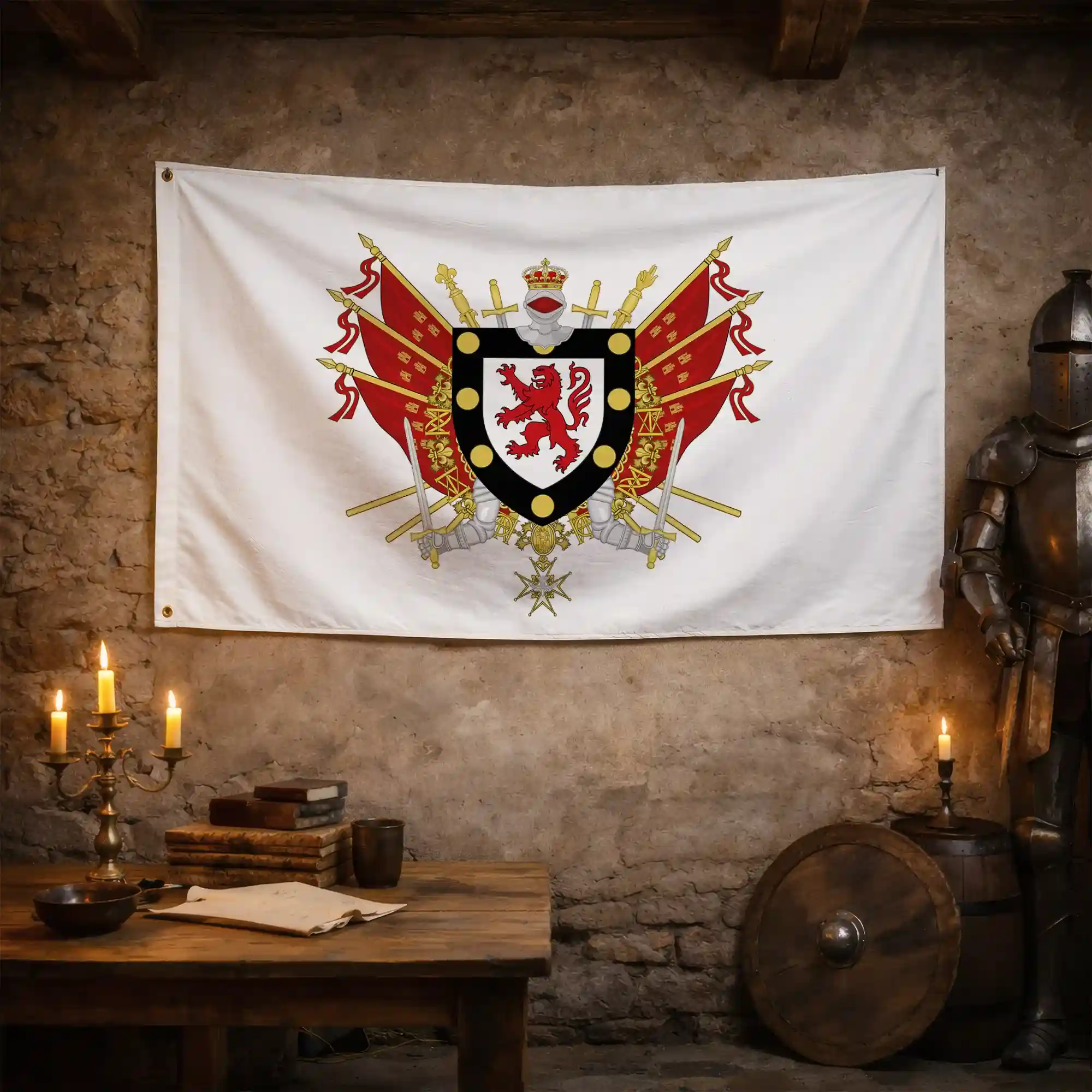 Drapeau - Blason de Châtellerault - Image 3