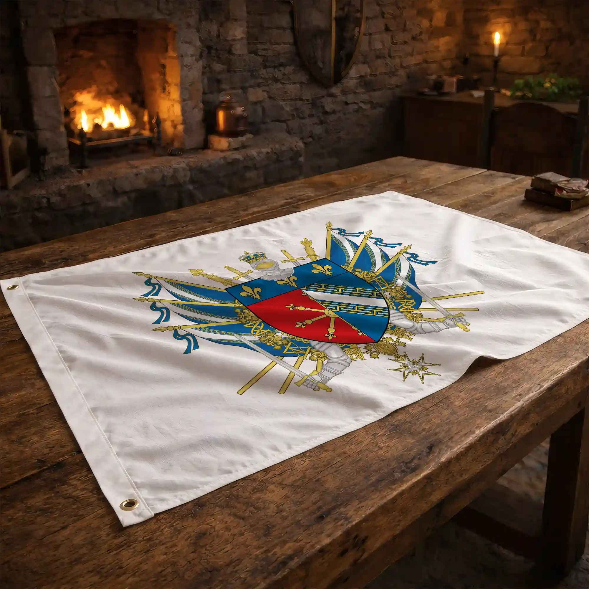 Drapeau - Blason de Chaumont - Image 2