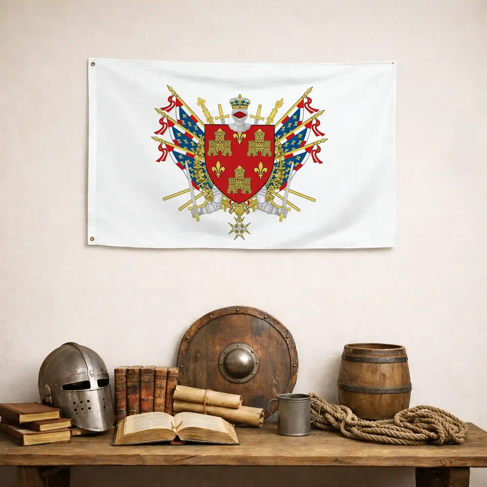 Drapeau - Blason de Chinon - Image 4